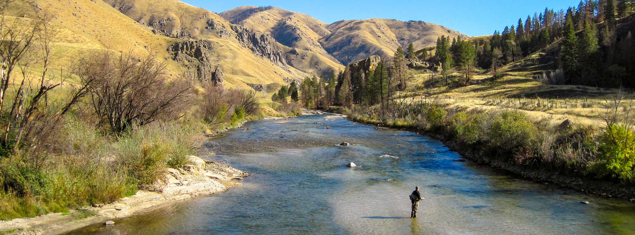 Tenkara fly fishing in Idaho