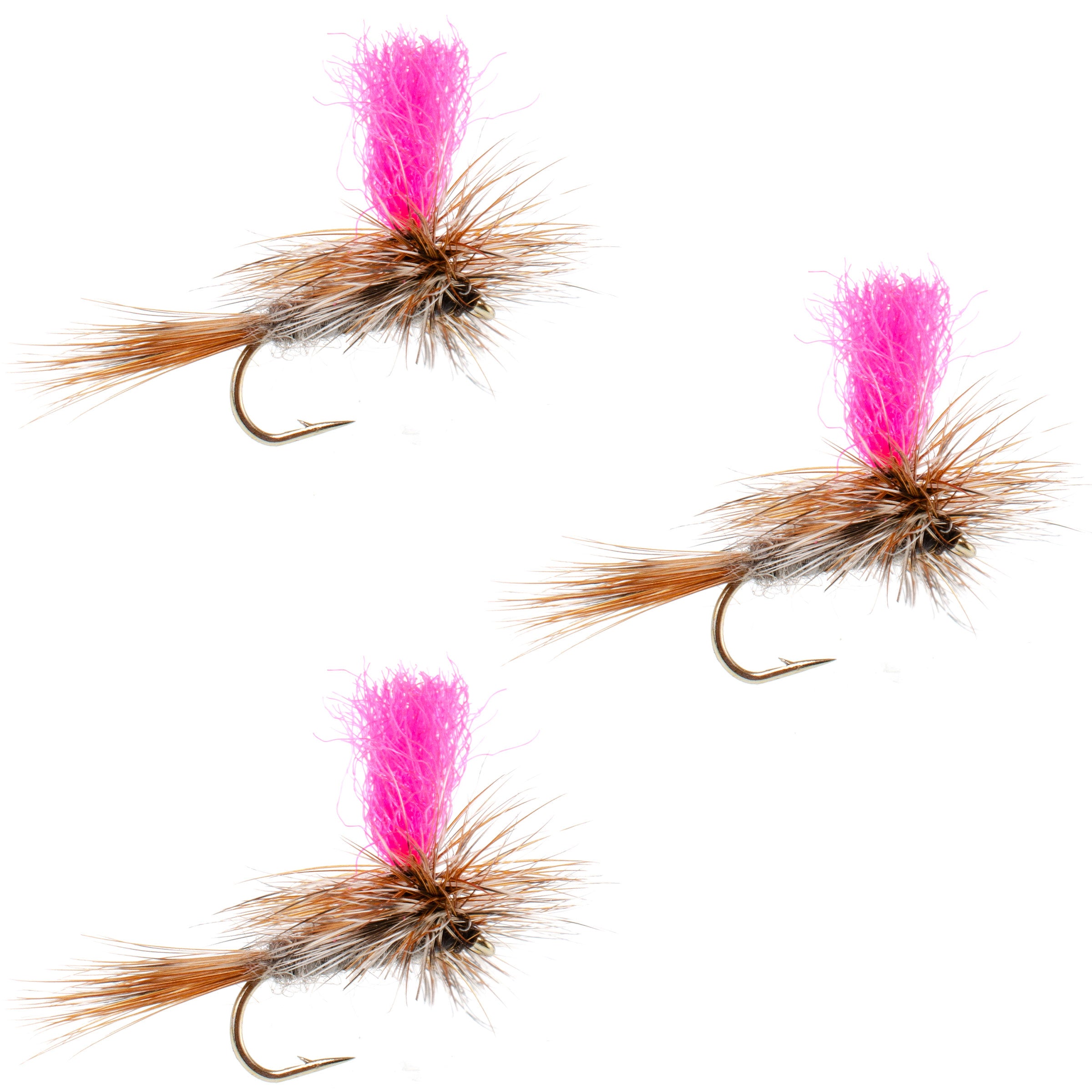 3 Pack Adams Hi-Viz Parachute Classic Dry Fly 3 Pack Adams Hi-Viz Parachute Classic Dry Fly