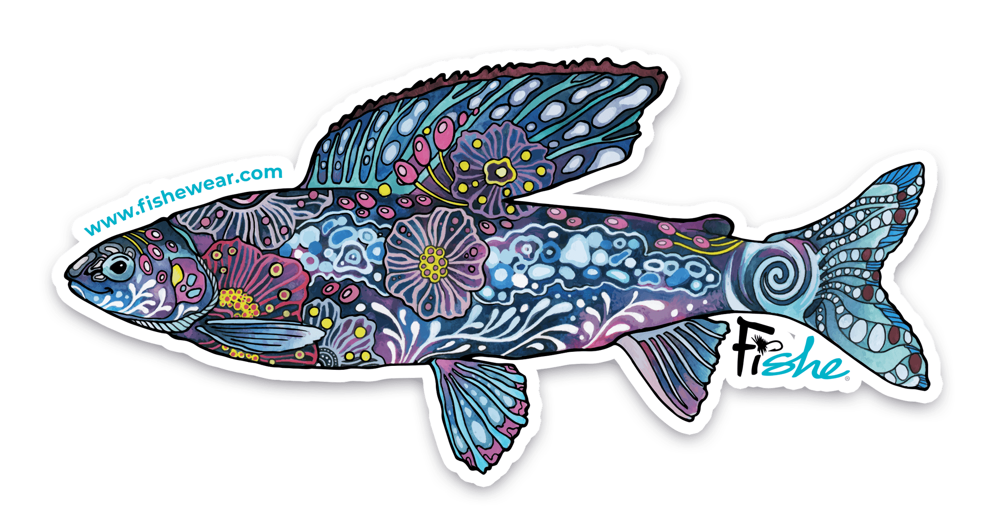 Enchanted Grayling Sticker