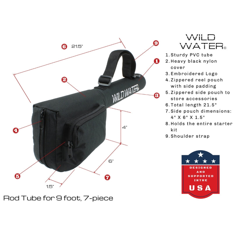 Standard Fly Fishing Kit, 5wt Rod | 9ft | 7-piece | Wild Water Fly Fishing