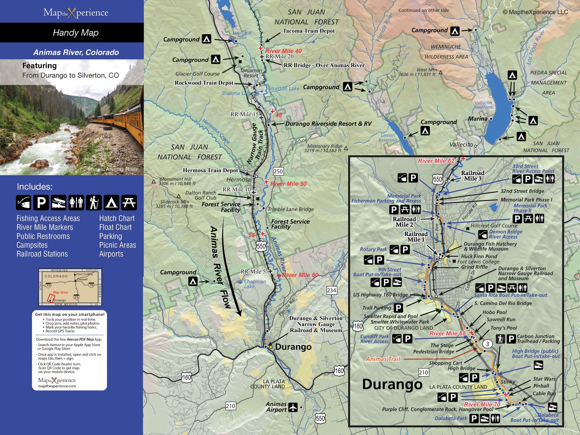 Animas River Colorado Fishing Map | Public Access Guide