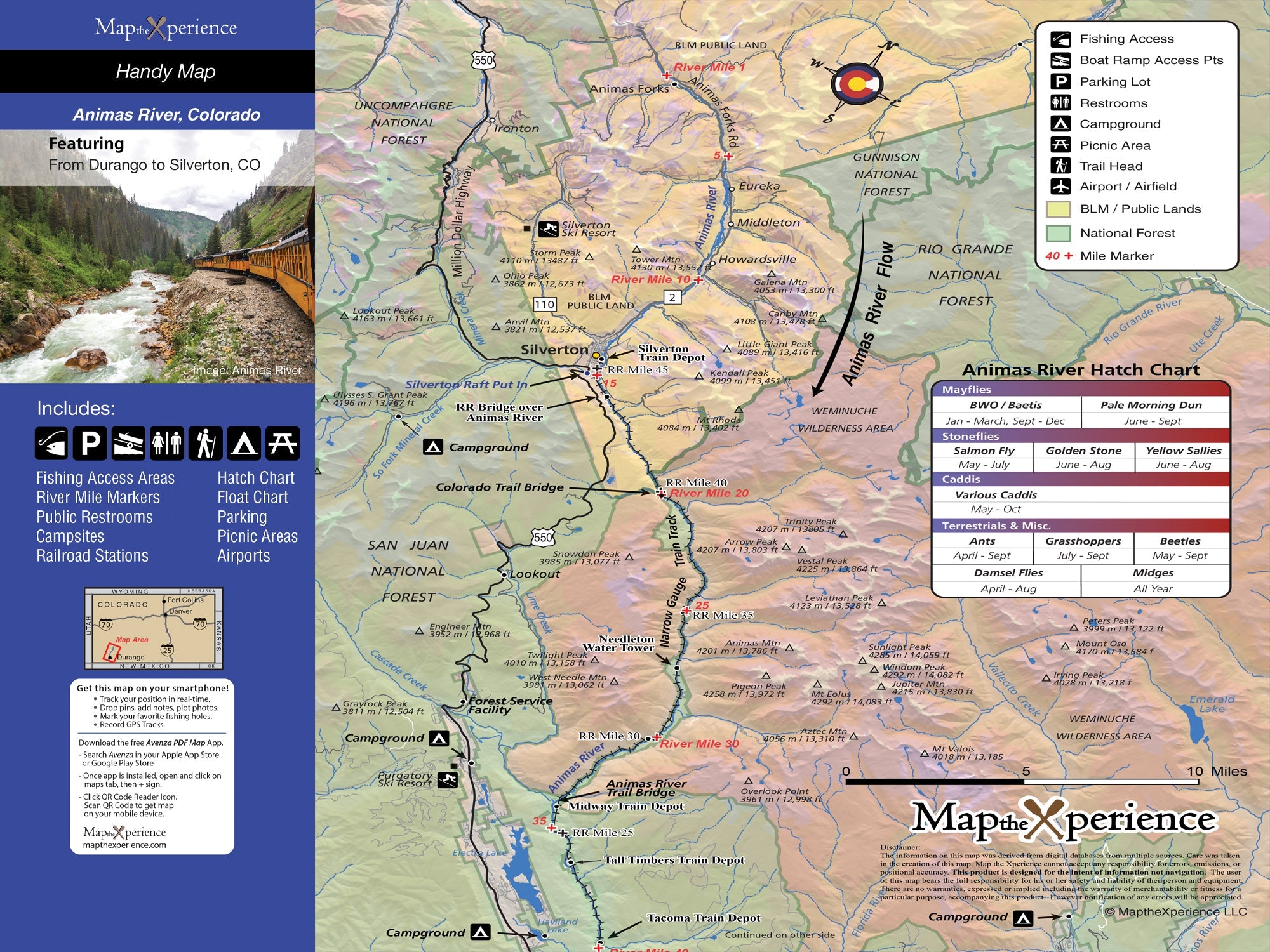 Animas River Colorado Fishing Map | Public Access Guide