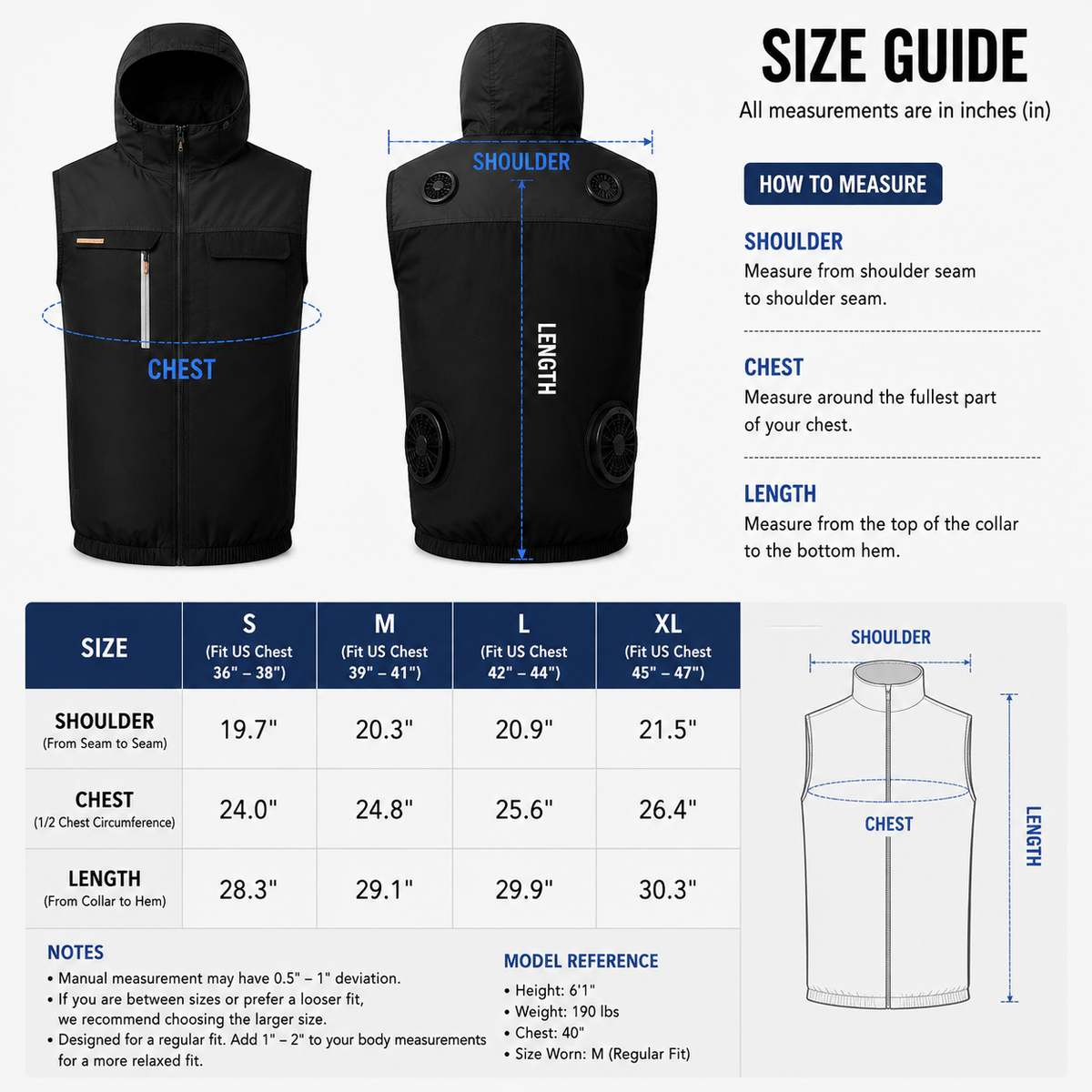 LITEGUEST Hooded TEC Cooling Vest – Dual Semiconductor Cooling