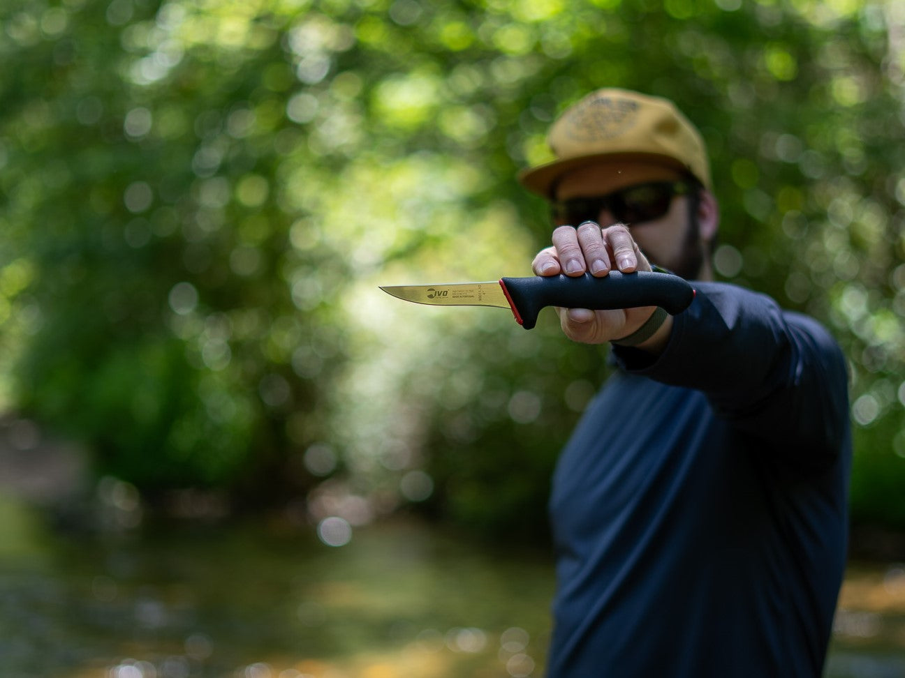 IVO® DuoPrime 4" Black Boning Knife