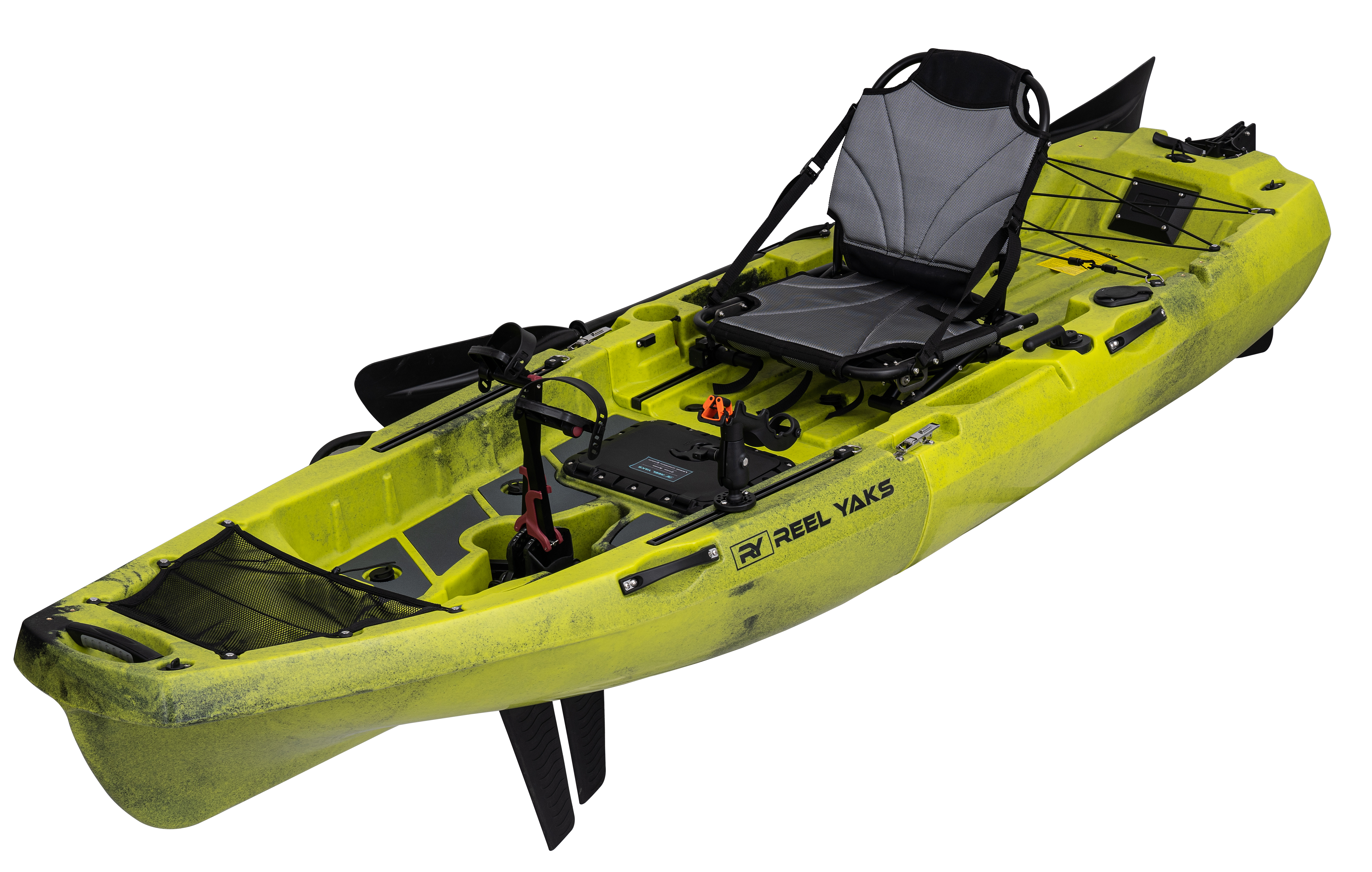 10ft Radar Modular Fin Drive Pedal Fishing Kayak | 430lbs Capacity | 2 Piece