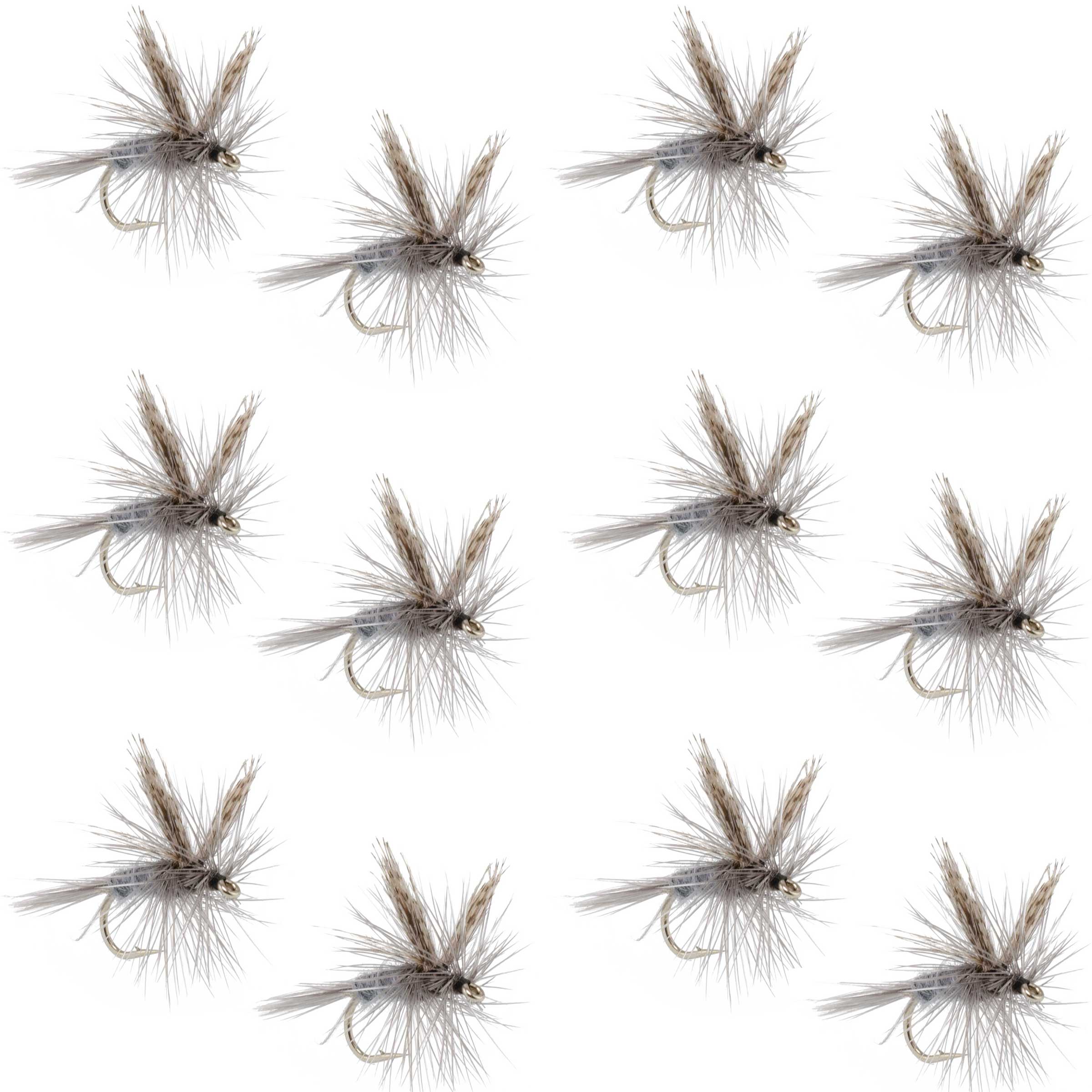 Dark Hendrickson Classic Dry Fly - 12 Flies Size 14