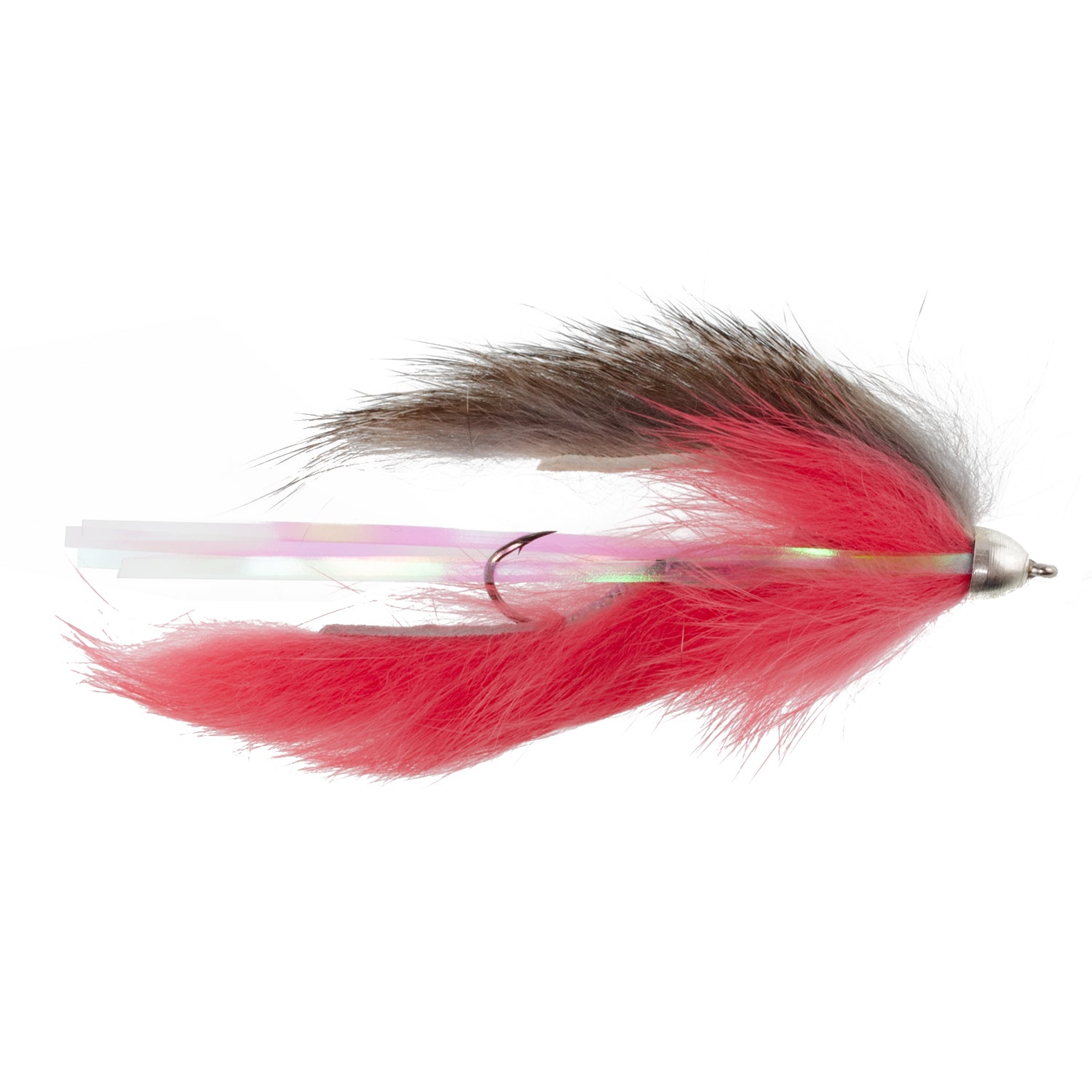 Moscas Dolly Llama Stinger Streamer - 3 moscas de pesca con mosca de Alaska para trucha arcoíris natural y salmón - Tamaño del anzuelo 4