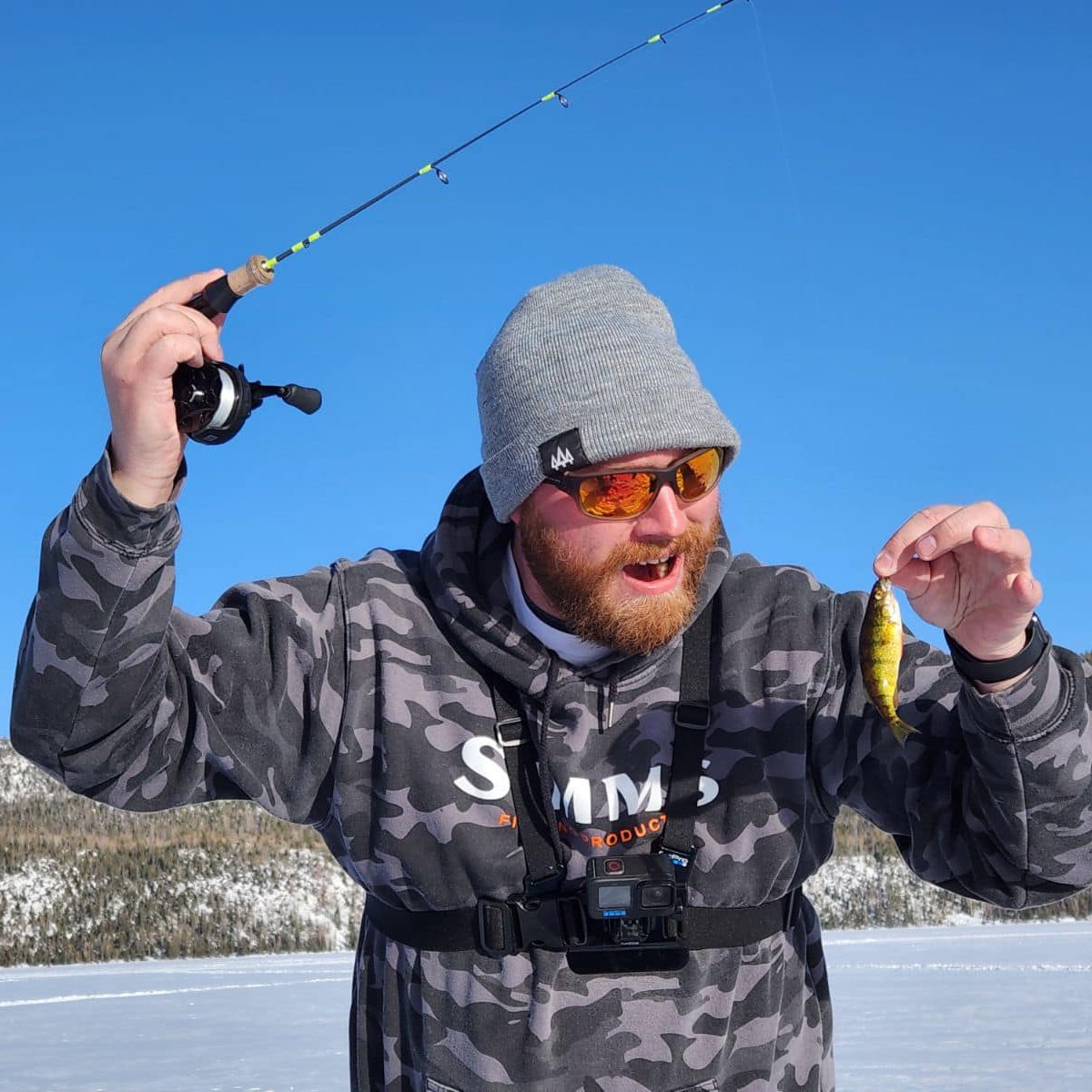 Ice Breaker Medium/Light Action Ice Fishing Rod