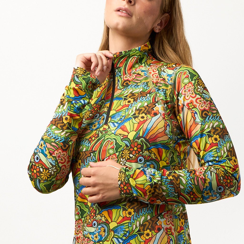 Boho Bass 1/4 Zip Sunshirt