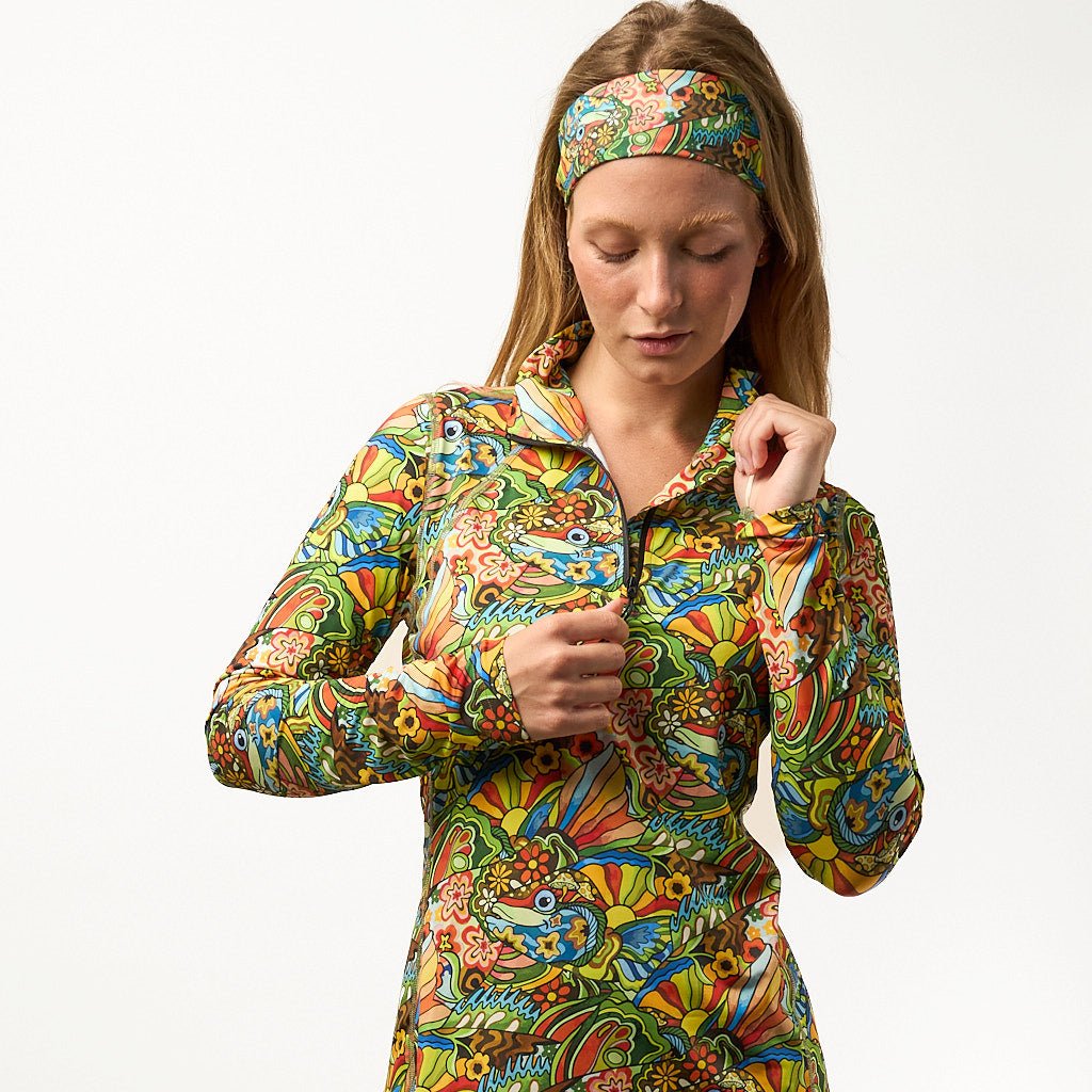 Boho Bass 1/4 Zip Sunshirt