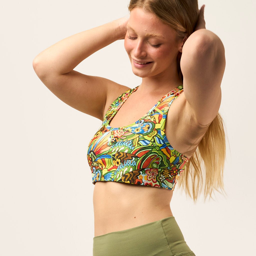 Boho Bass Sports Bra