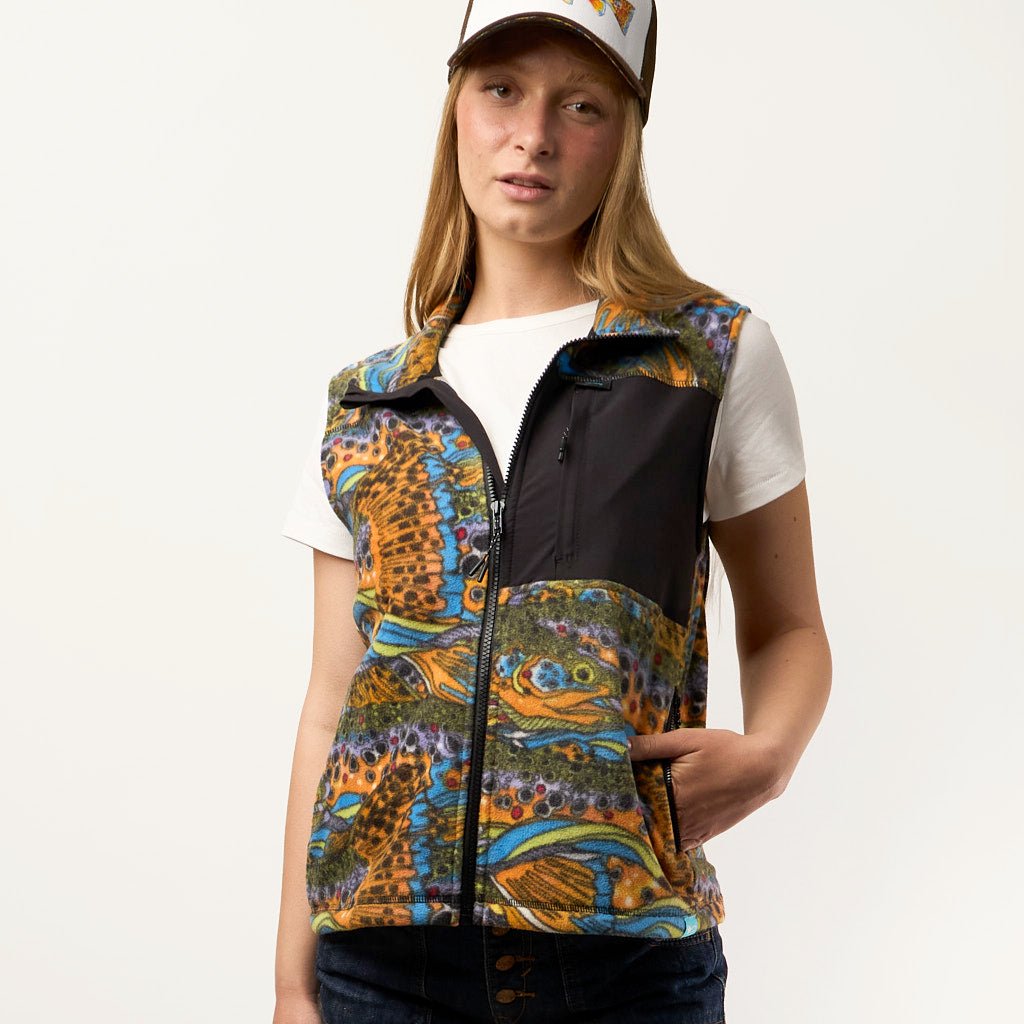 Unbound Brown Fleece Vest