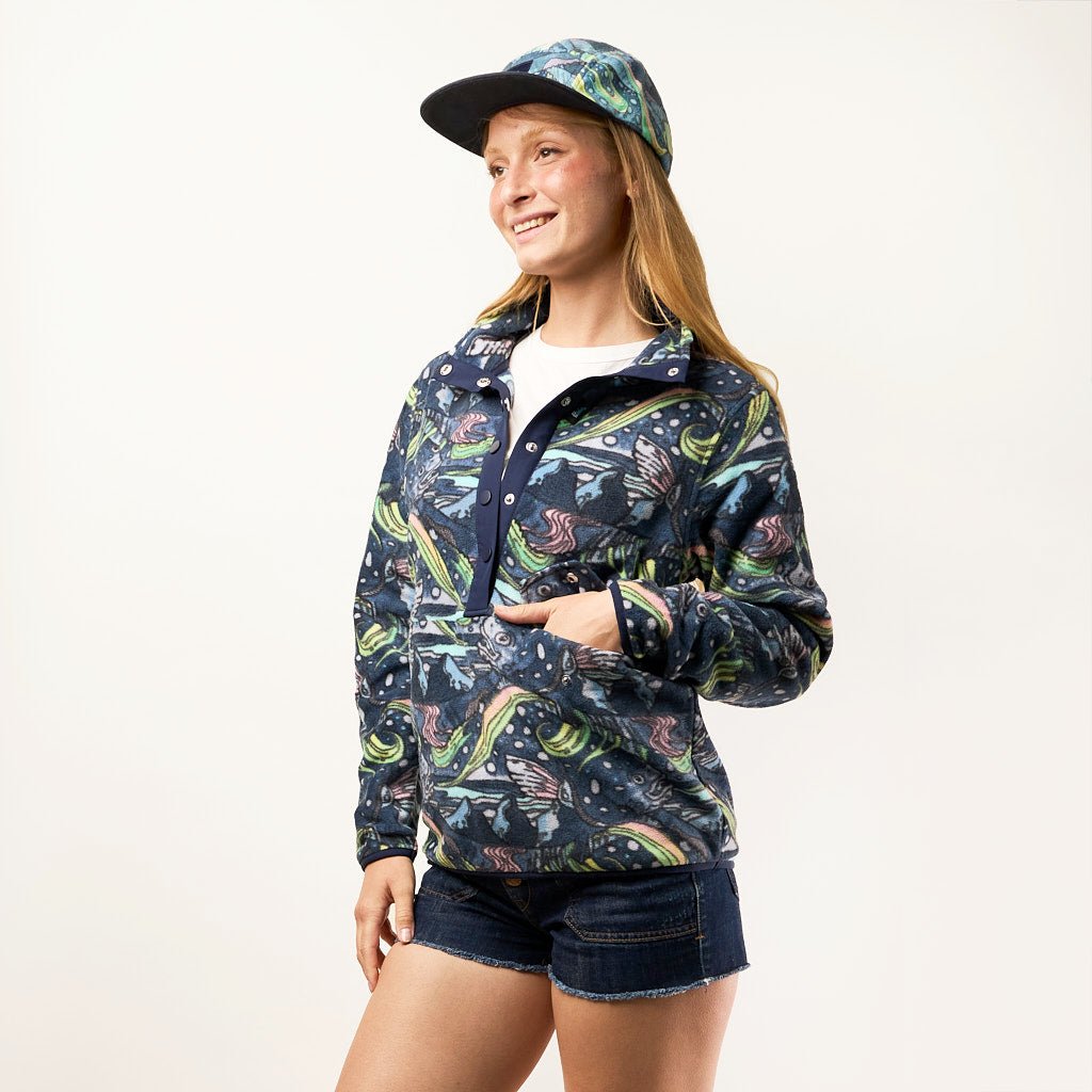 HaliBorealis Riffle Snap Fleece