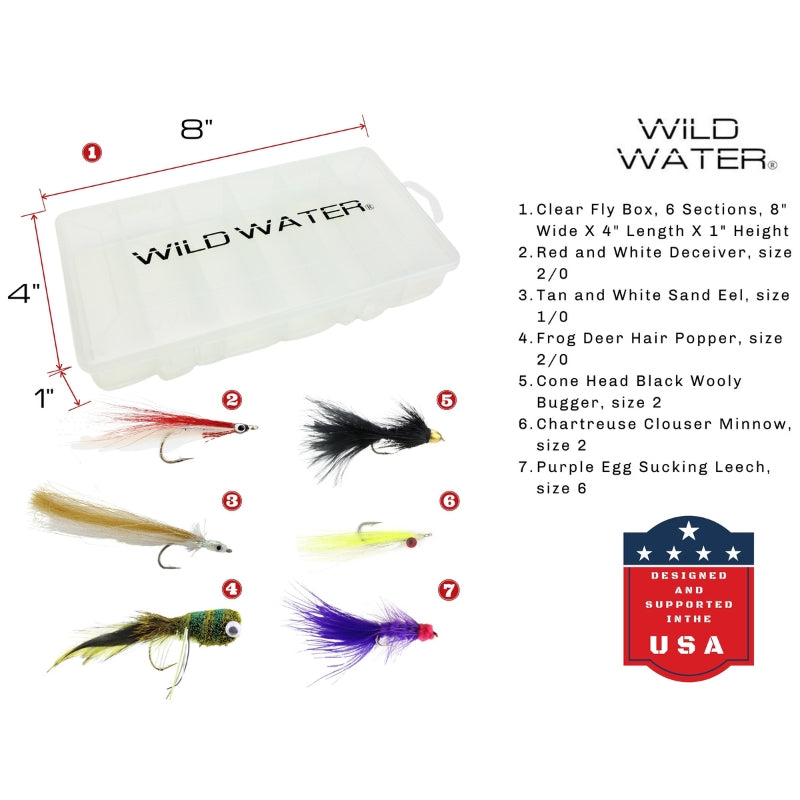 Deluxe Fly Fishing Kit, 9/10wt Rod | 9ft | 4piece | Wild Water Fly Fishing