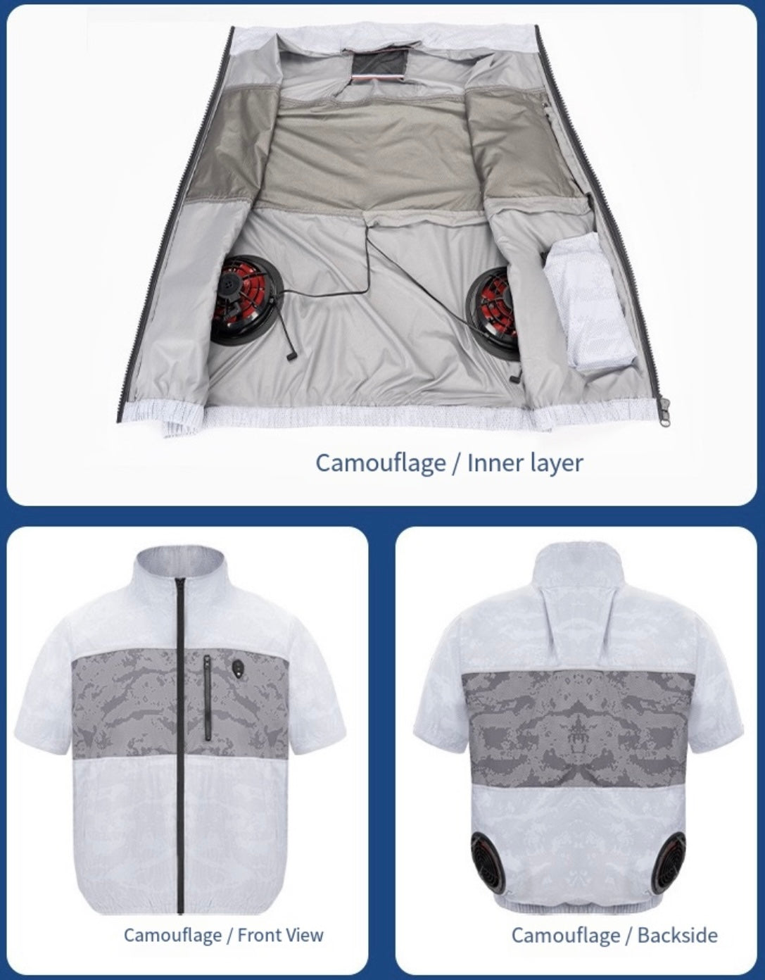 LITEGUEST LED Cooling Fan Jacket ā Night Fishing & Outdoor Summer Gear
