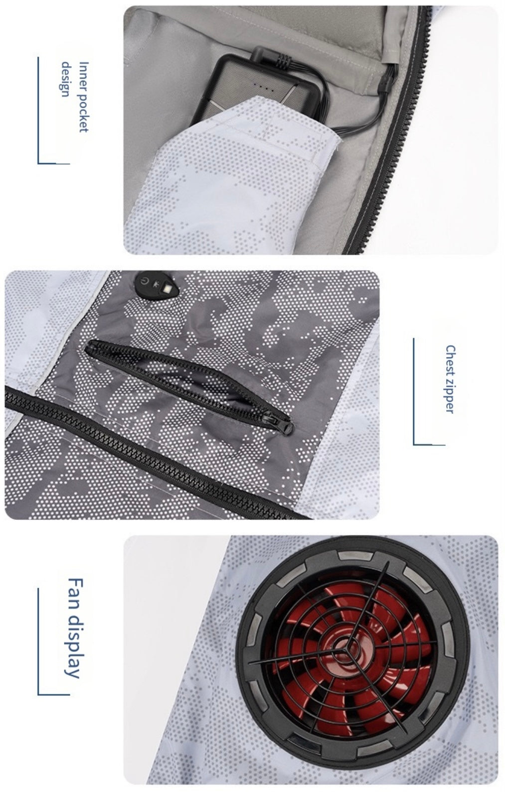 LITEGUEST LED Cooling Fan Jacket ā Night Fishing & Outdoor Summer Gear