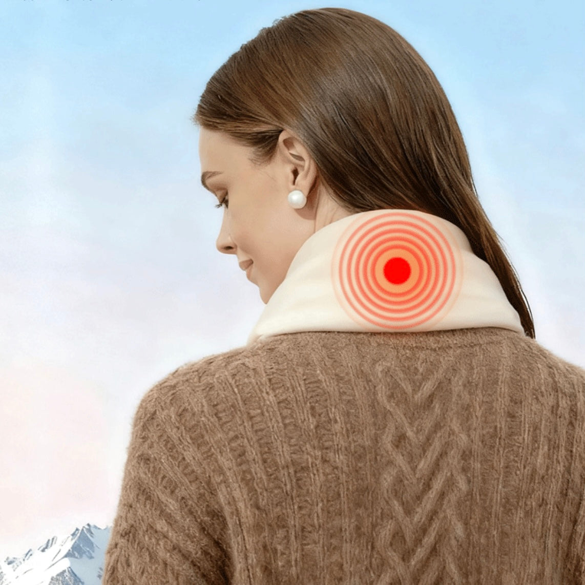 LITEGUEST USB Heated Neck Scarf – Winter Outdoor & Travel Comfort