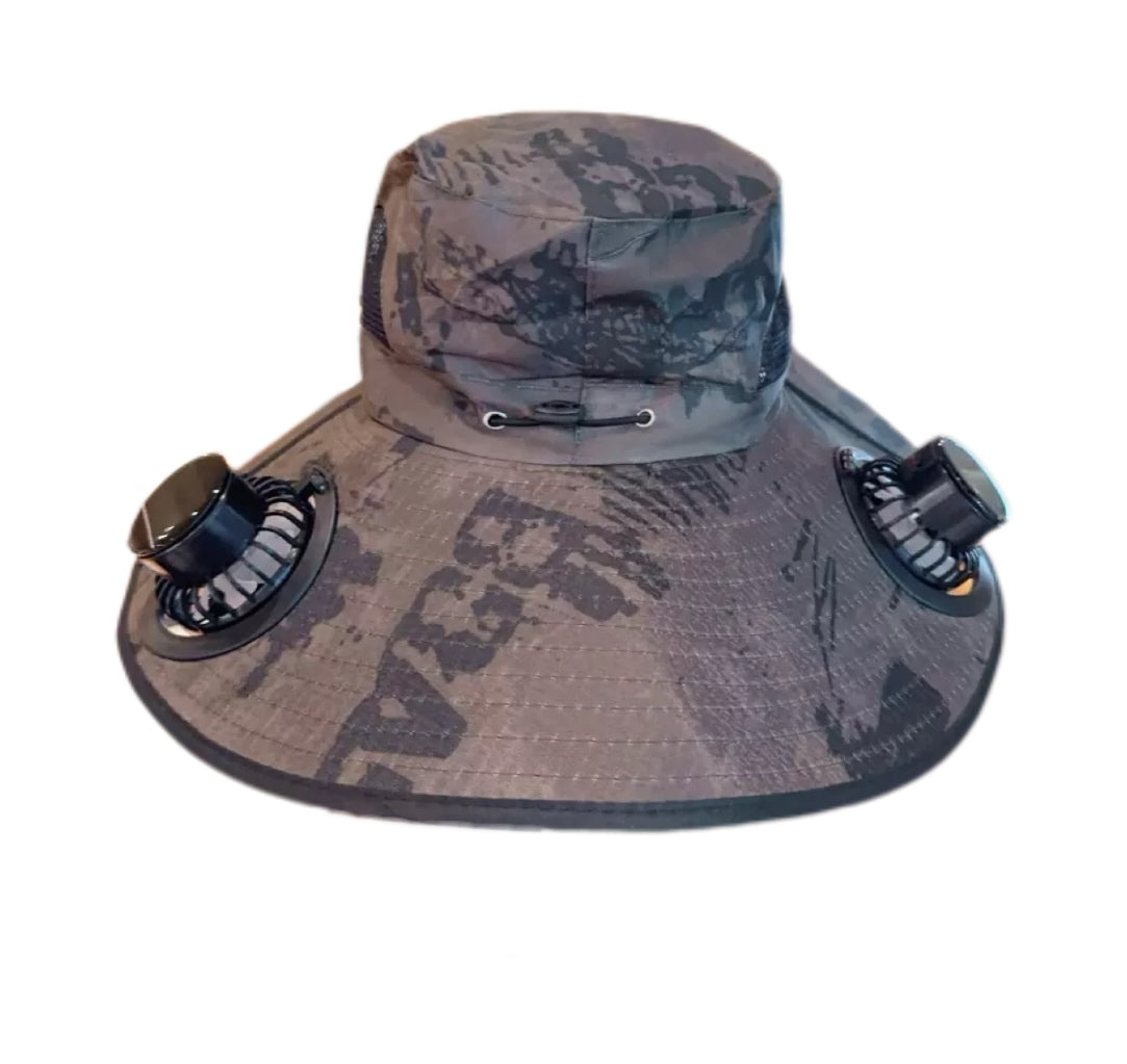LITEGUEST Solar-Powered Dual Fan Sun Hat ā Cooling Outdoor Cap