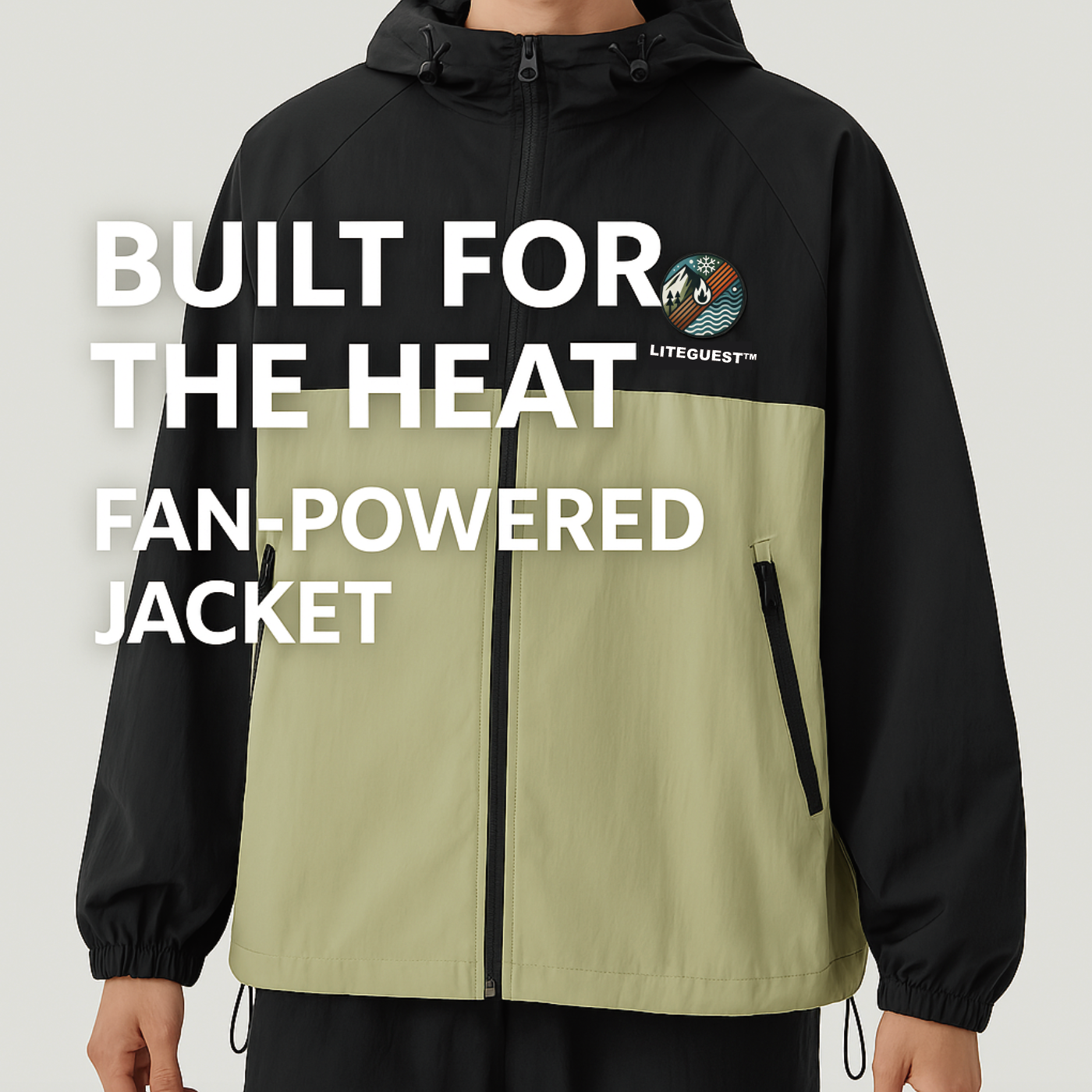 LITEGUEST UPF50+ Fan Jacket – Cooling Fans for Summer Outdoors