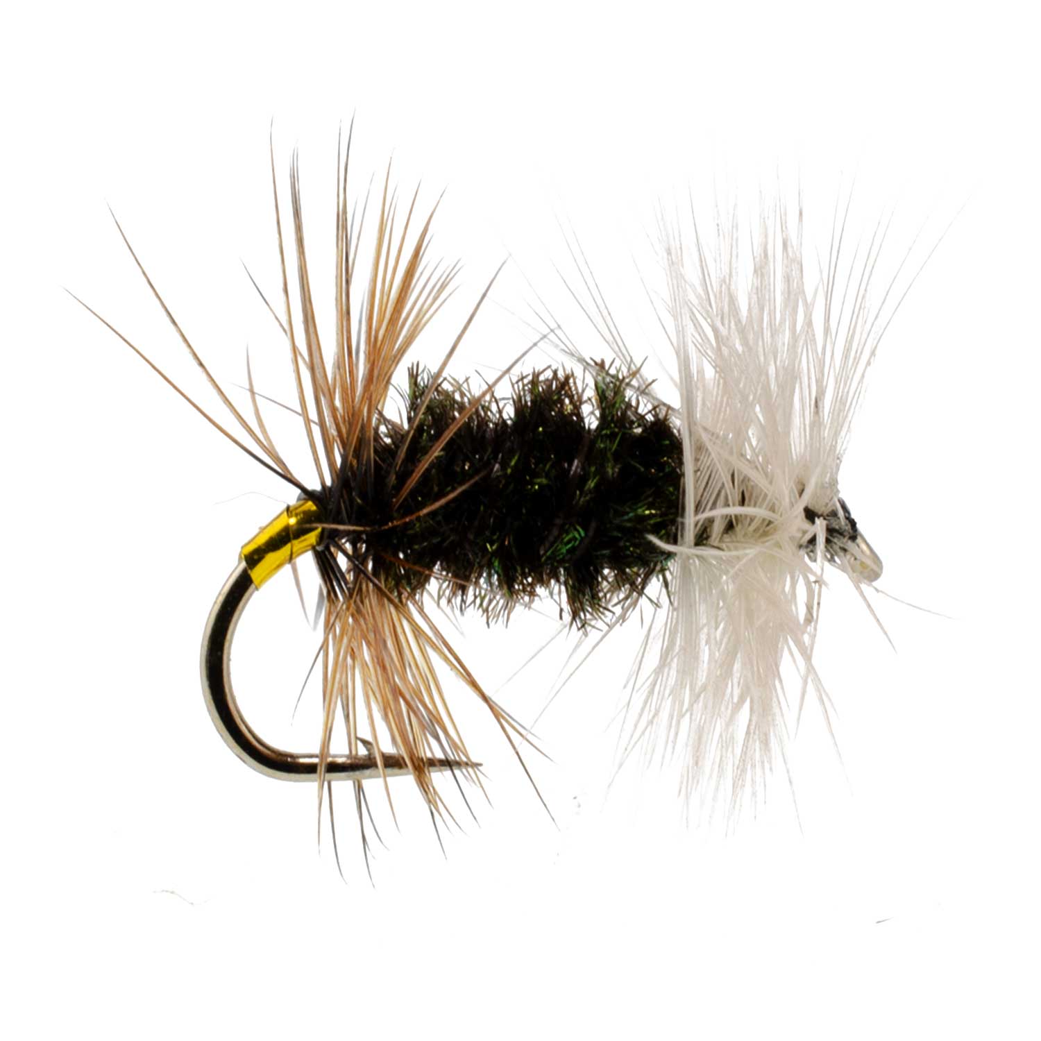 3 Pack Renegade Classic Trout Dry Flies Hook Size 12