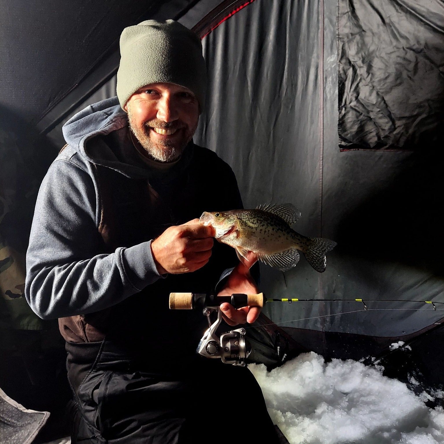 Ice Breaker Medium/Light Action Ice Fishing Rod