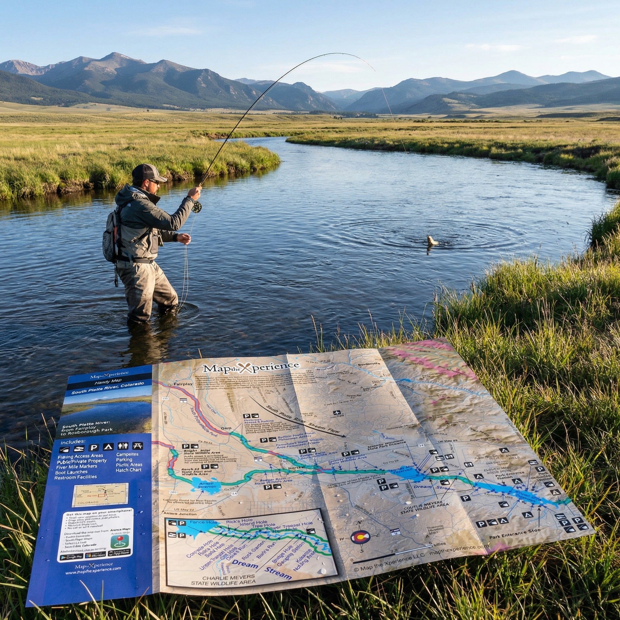 South Platte River Colorado Fly Fishing Map | Public Access Guide