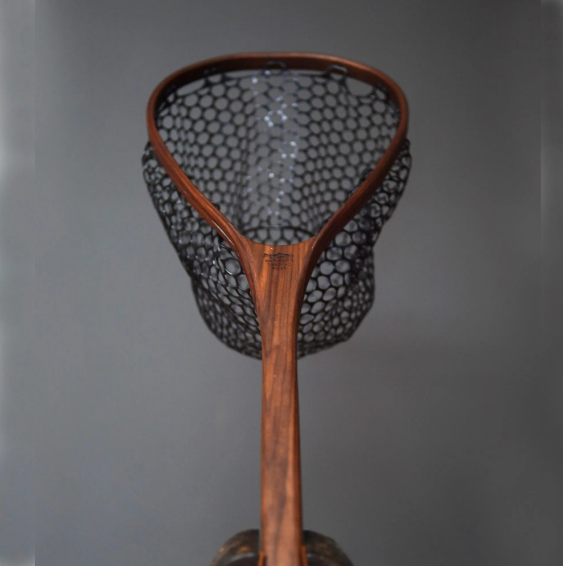 Fat Jake 16"x12" - Walnut Fly Fishing Traditional Landing Net - Handcrafted & Made in USA