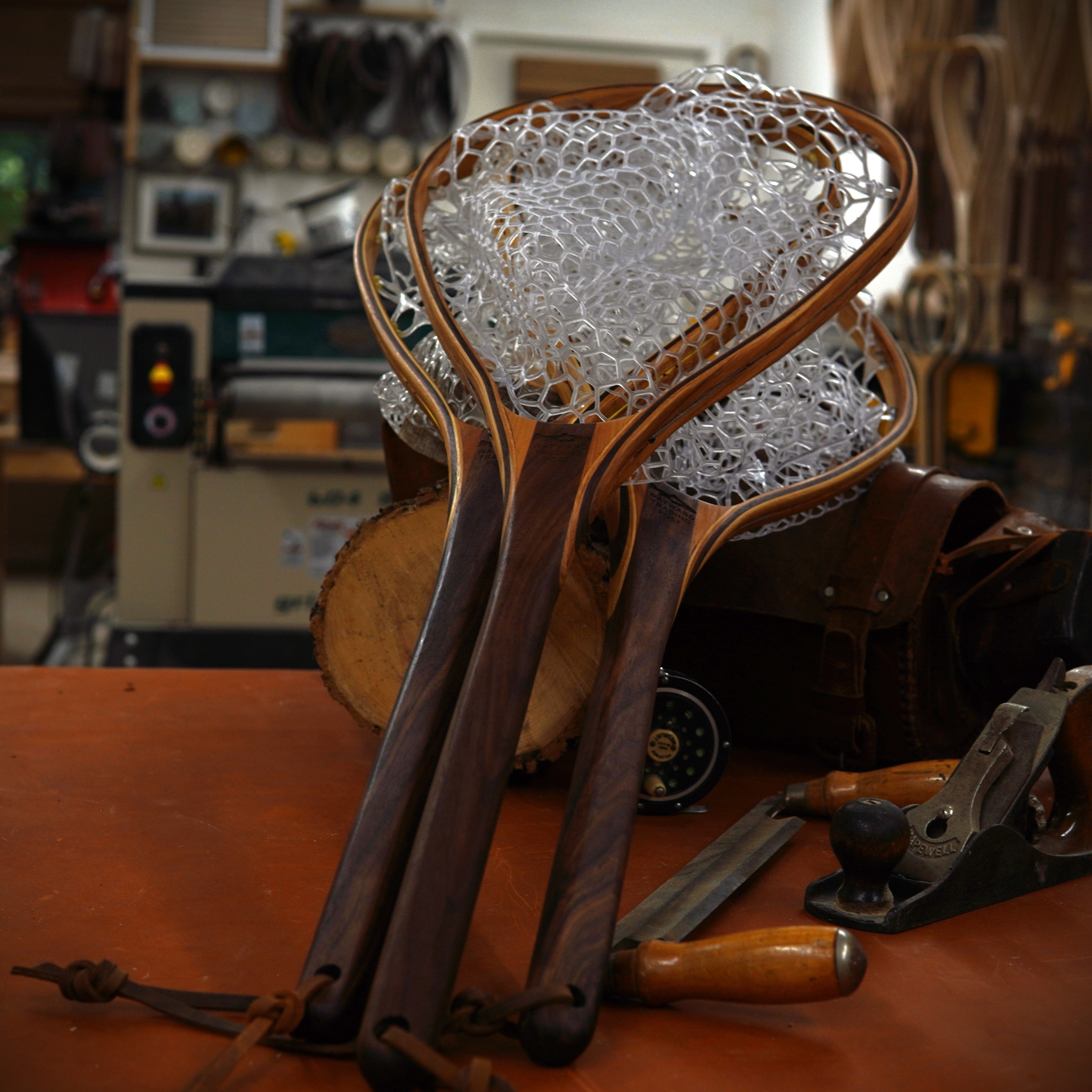 Fat Jake 16"x12" - Classic Fly Fishing Traditional Landing Net - Handcrafted & Made in USA