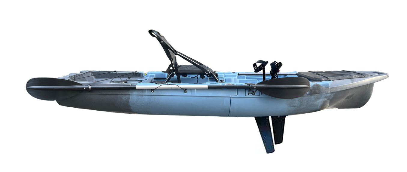 10ft Recon Modular Fin Drive Pedal Fishing Kayak | 430lbs Capacity | 2 Piece