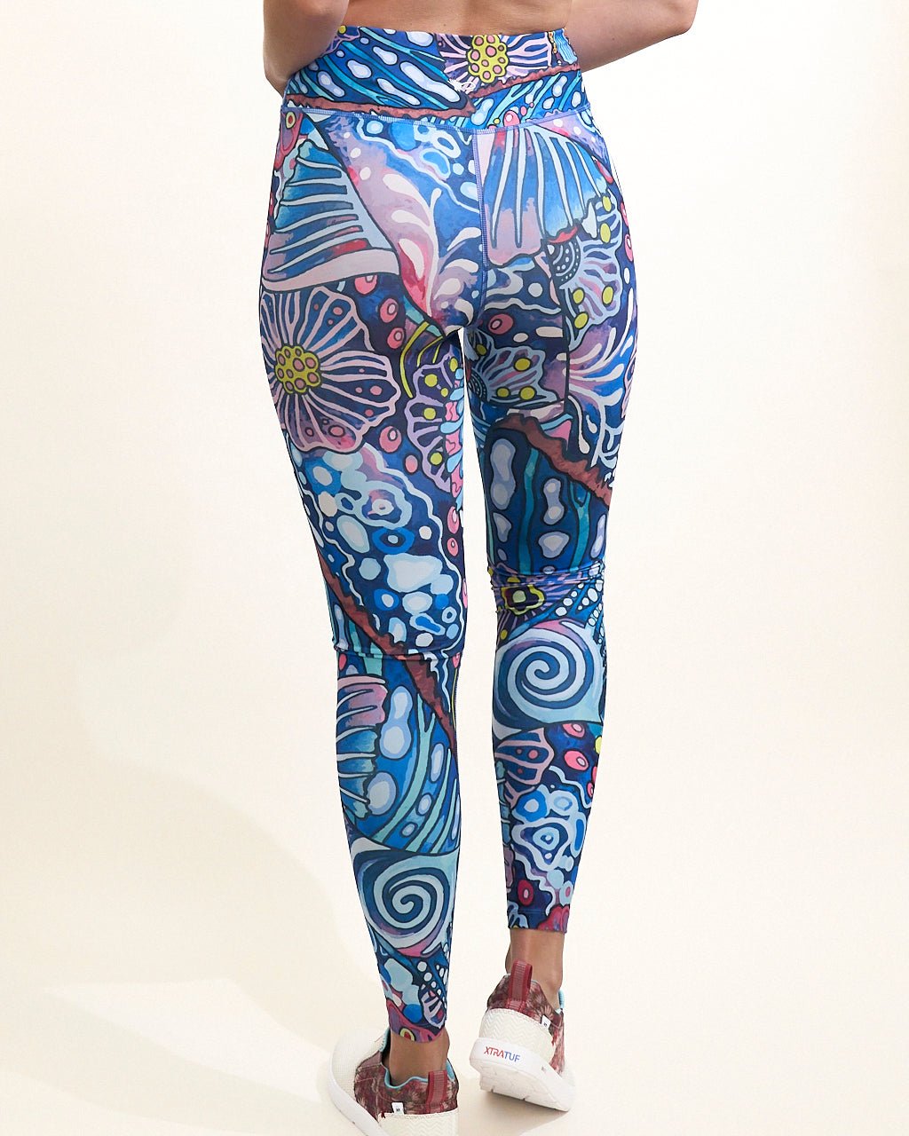 Enchanted Grayling High-Waisted Leggings