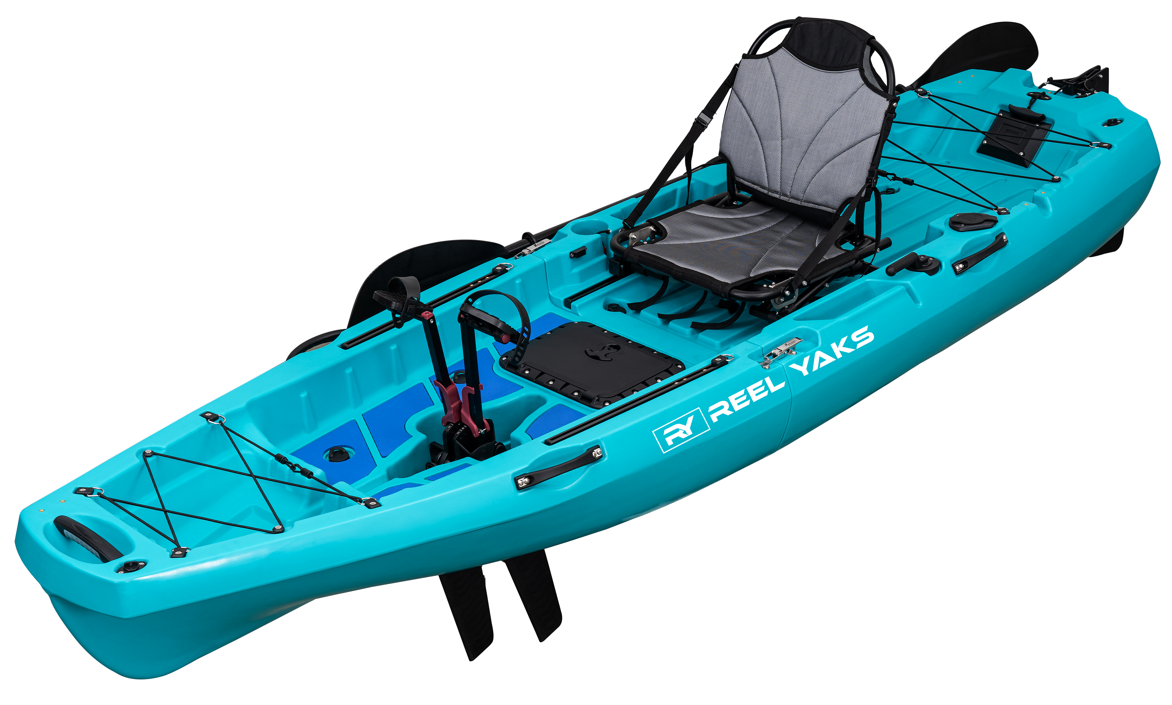 10ft Radar Modular Fin Drive Pedal Fishing Kayak | 430lbs Capacity | 2 Piece