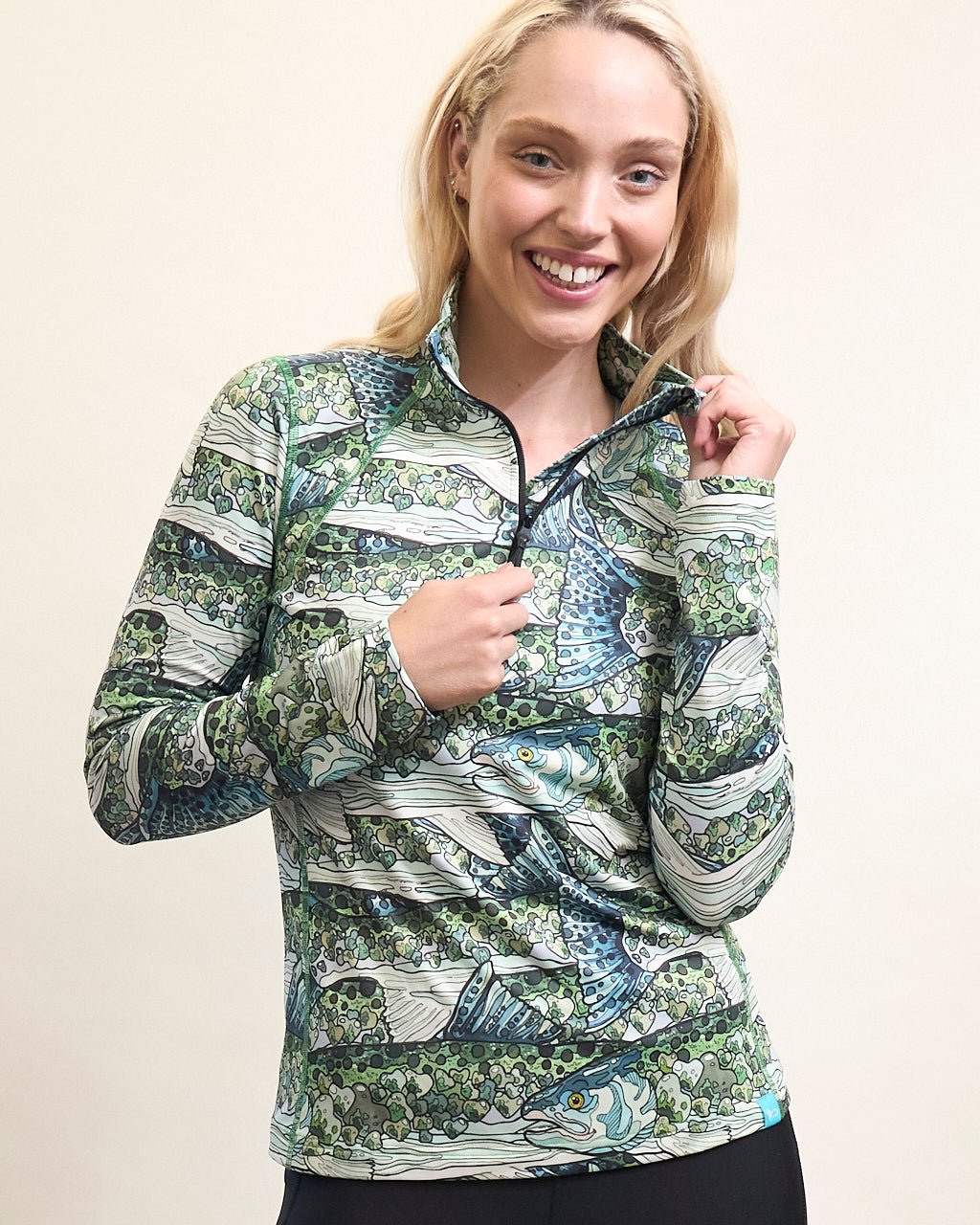 Steel My Heart Thermal 1/4 Zip Top