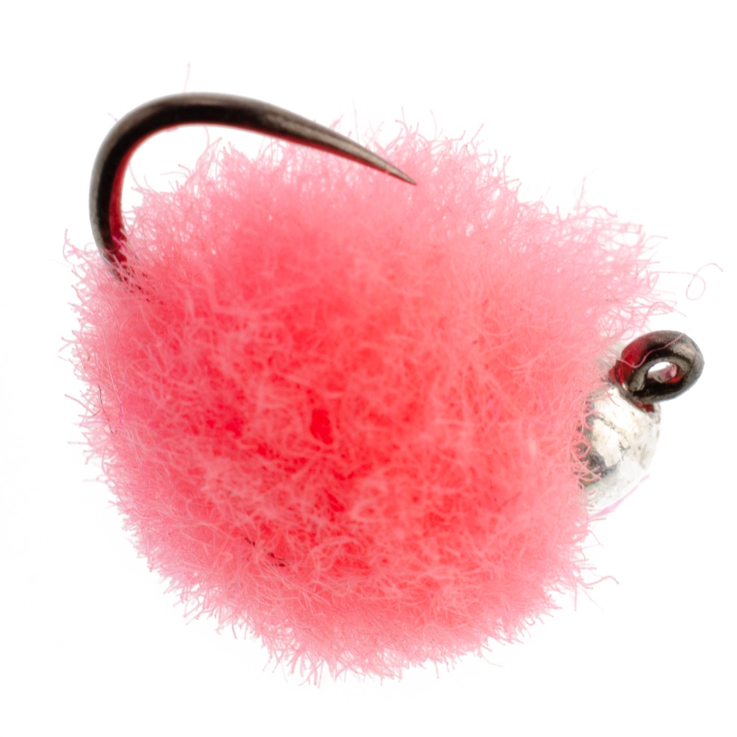 Pink Trout Wet Fly featuring a jig egg for effective fishing in various water conditions
