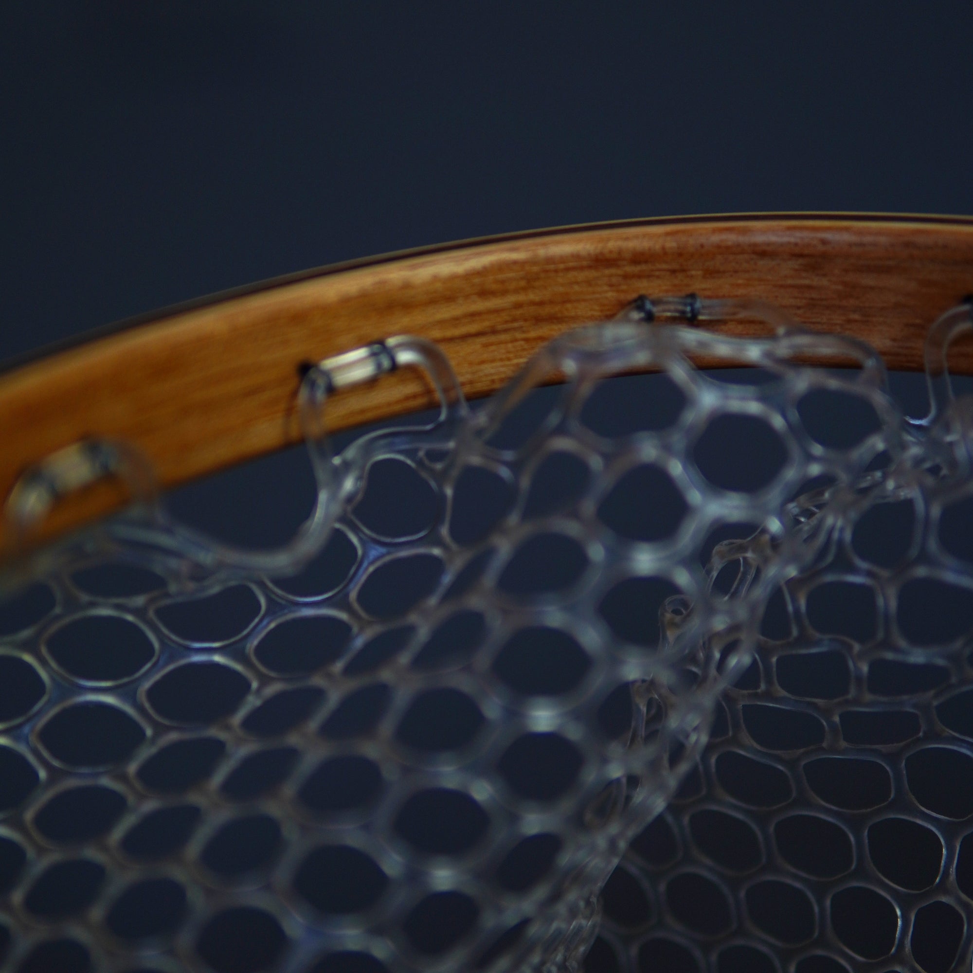 Little Dipper 12"x8" - Brook Trout Engraved - Natural Fly Fishing Traditional Landing Net - Handcrafted & Made in USA