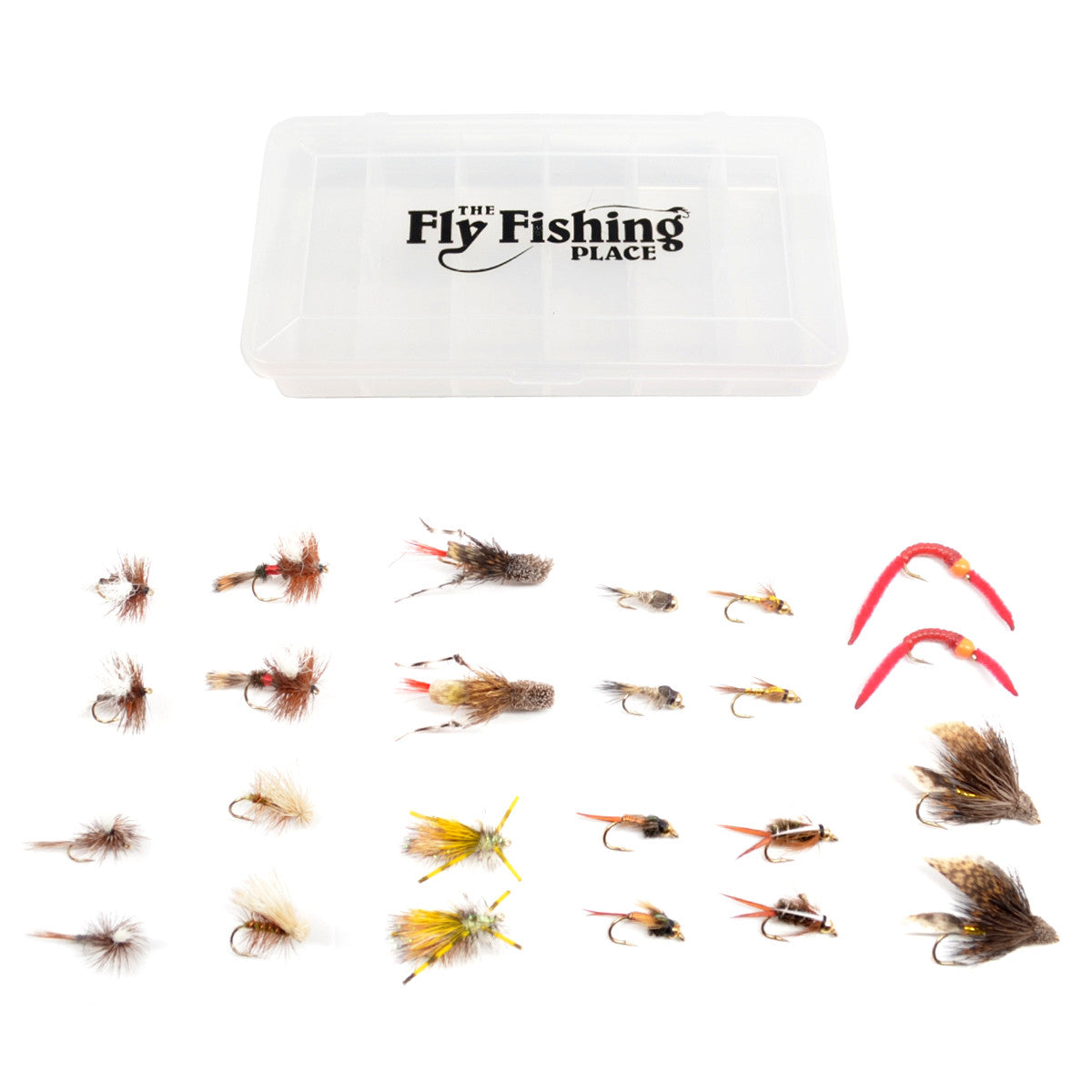 Trout Flies Assortment - 24 Flies for Trout Fly Fishing with Fly