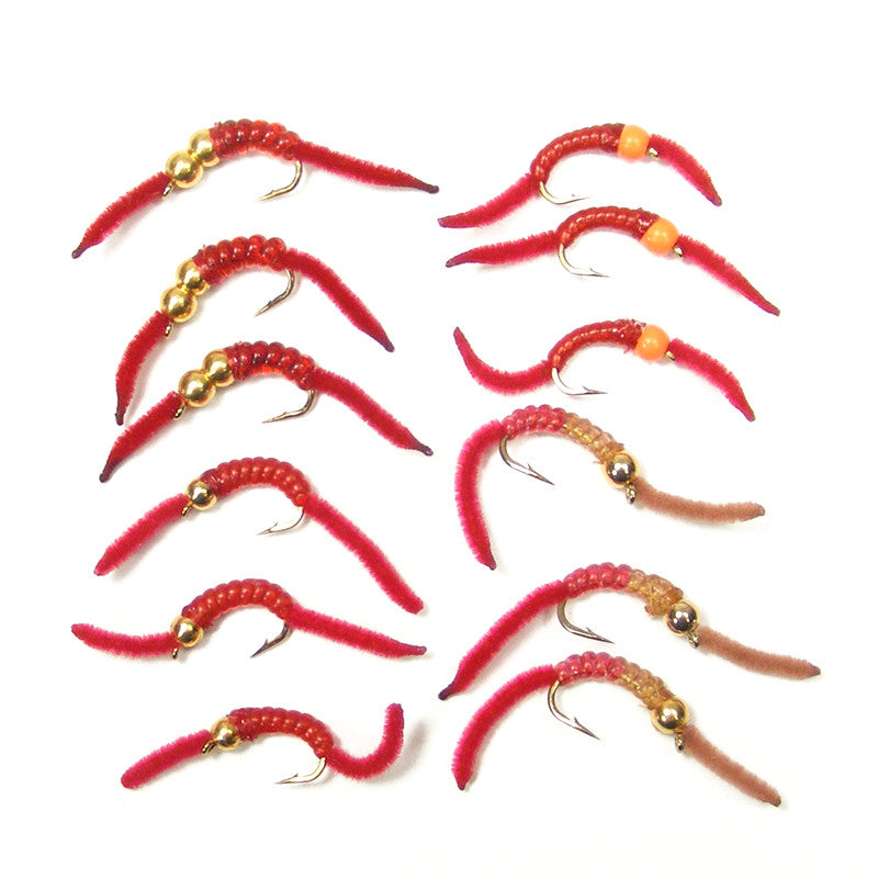 San Juan Worm Power Bead Trout Fly