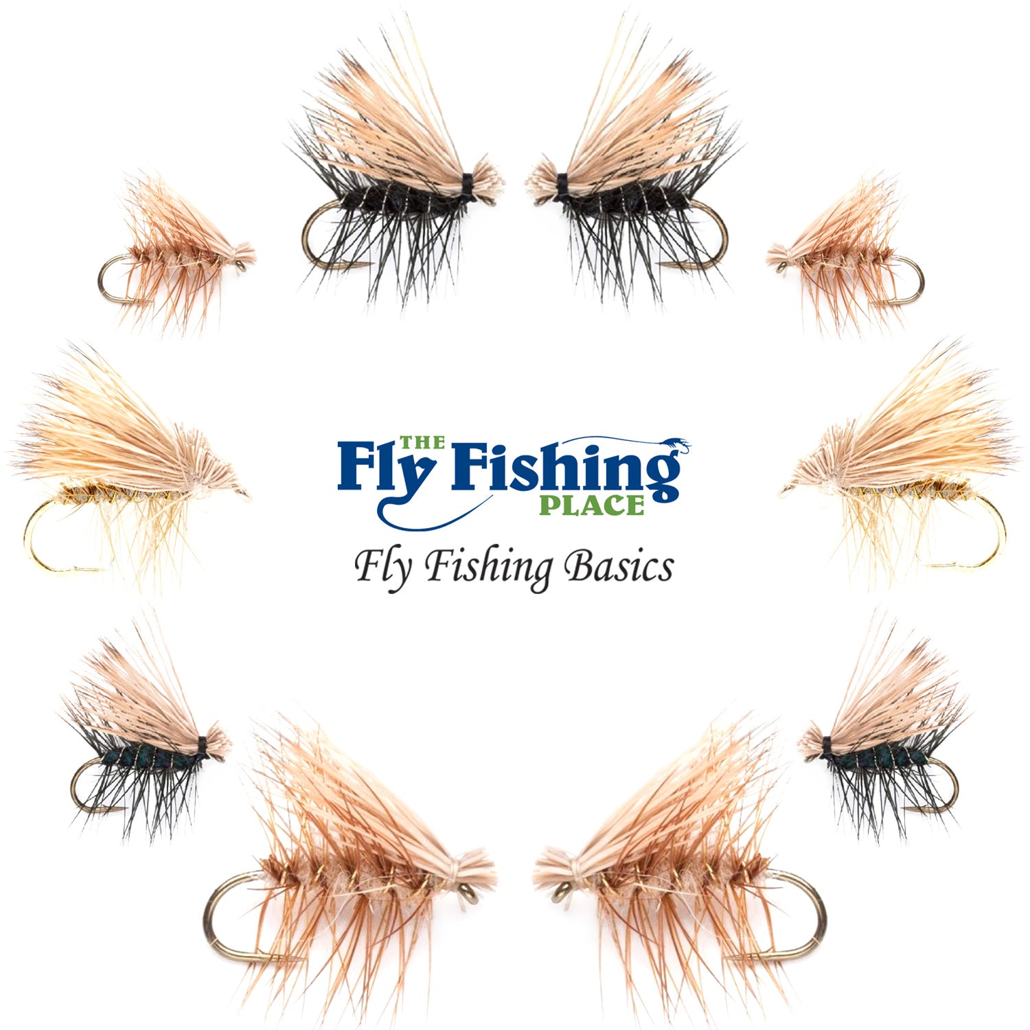 Dry Flies - Ausable Caddis - Hook Size : 16 