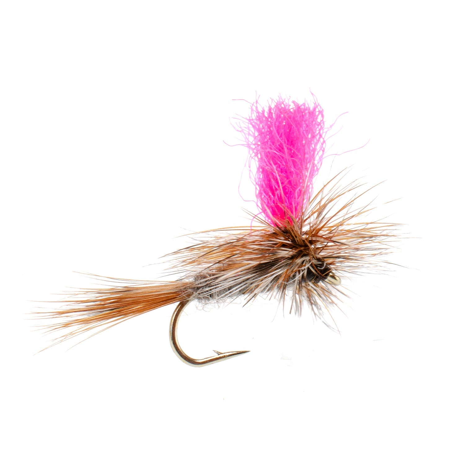 Mastercard Fly Fly Tying Patterns - The Parachute High Viz Adams Dry Fly