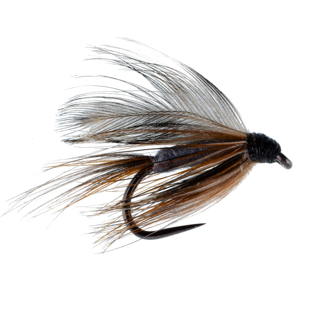Barbless Adams Classic Wet Fly Fly Fishing Flies - 1 Dozen Flies Hook Size 14