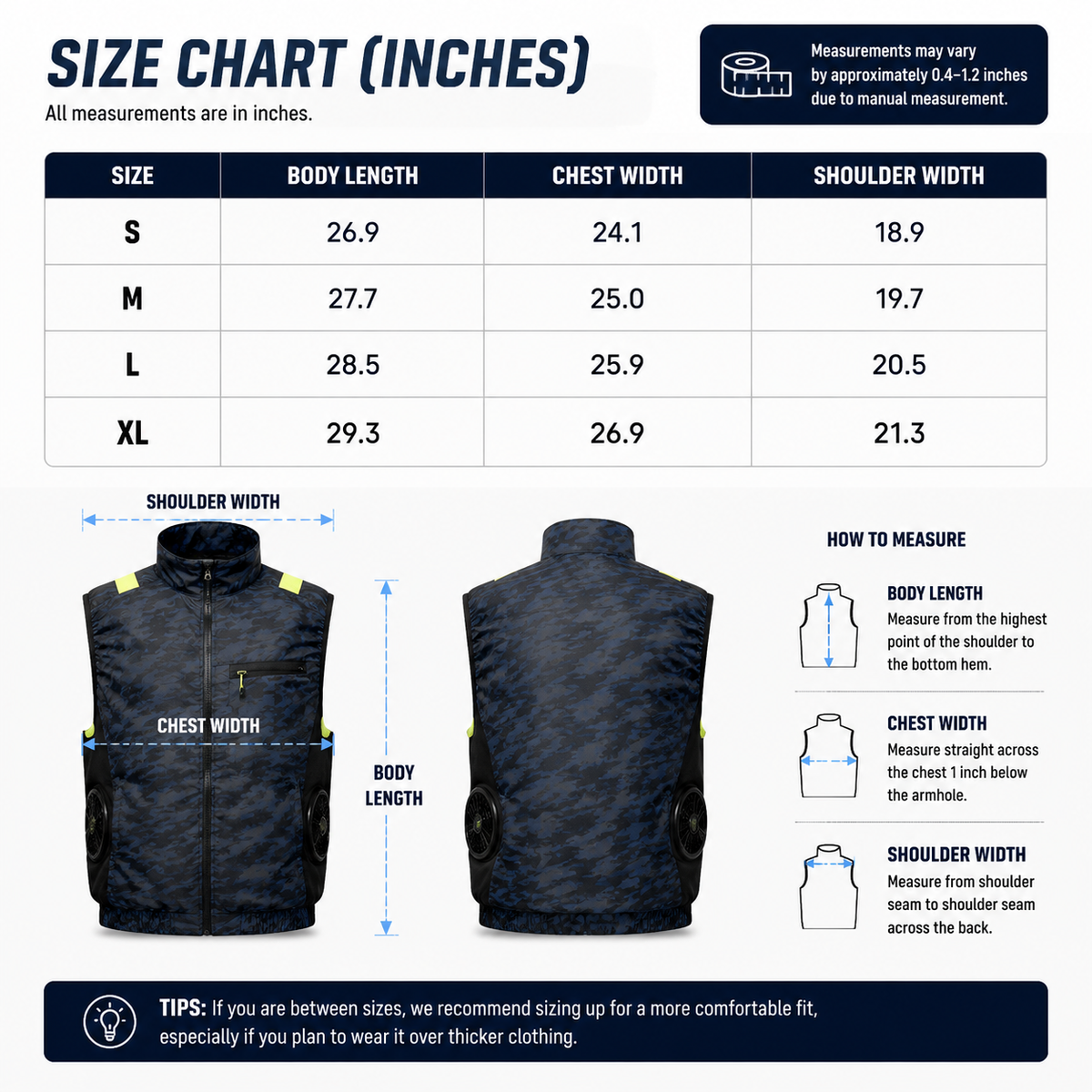 LITEGUEST 360° Side Fan Cooling Vest | Outdoor Summer Gear
