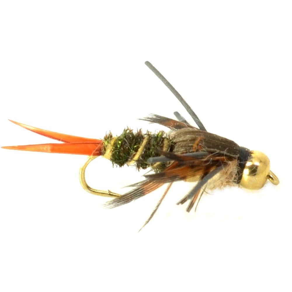 Double Bead Twenty Incher Nymph Fly Fishing Flies - 6 Flies Hook Size 14