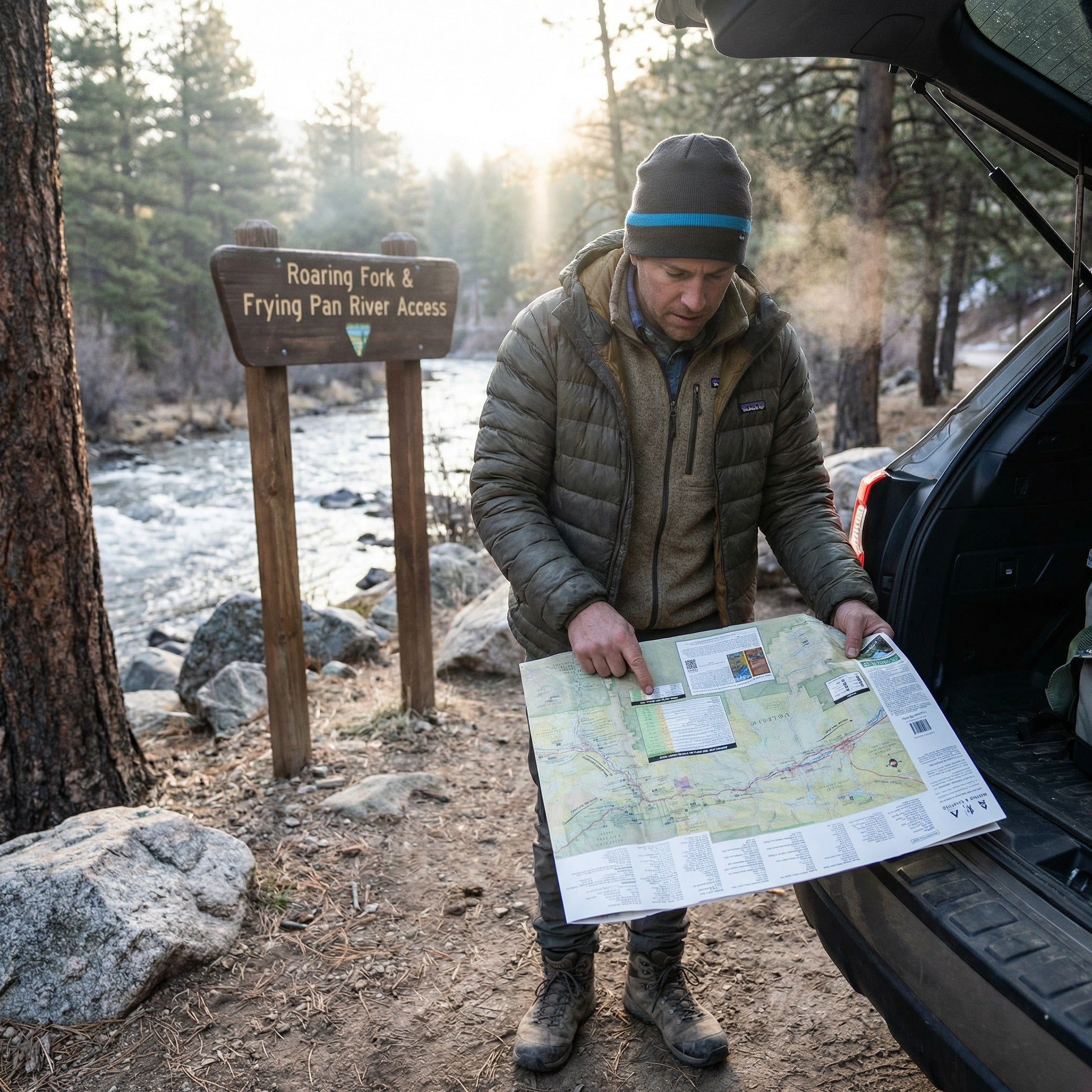 Colorado River Watershed Fly Fishing Map | Public Access Guide