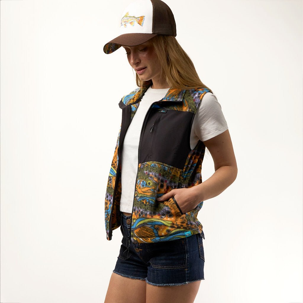 Unbound Brown Fleece Vest