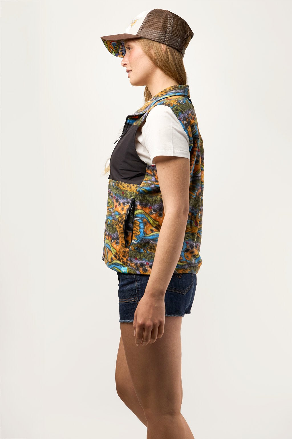 Unbound Brown Fleece Vest