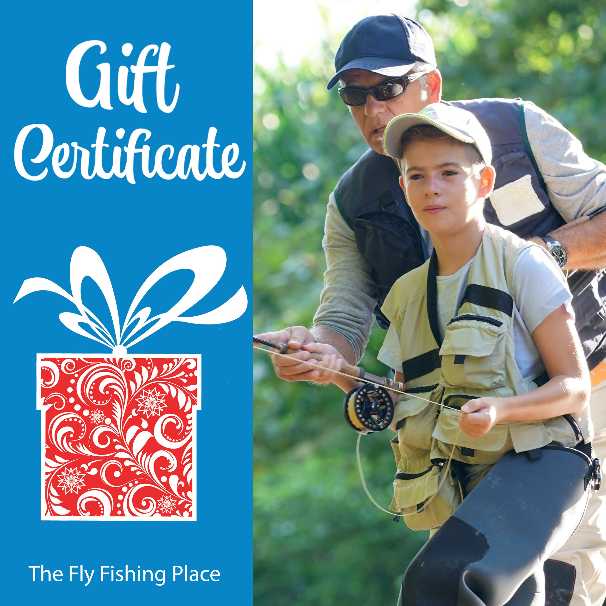 ¡Regala una tarjeta de regalo de The Fly Fishing Place!