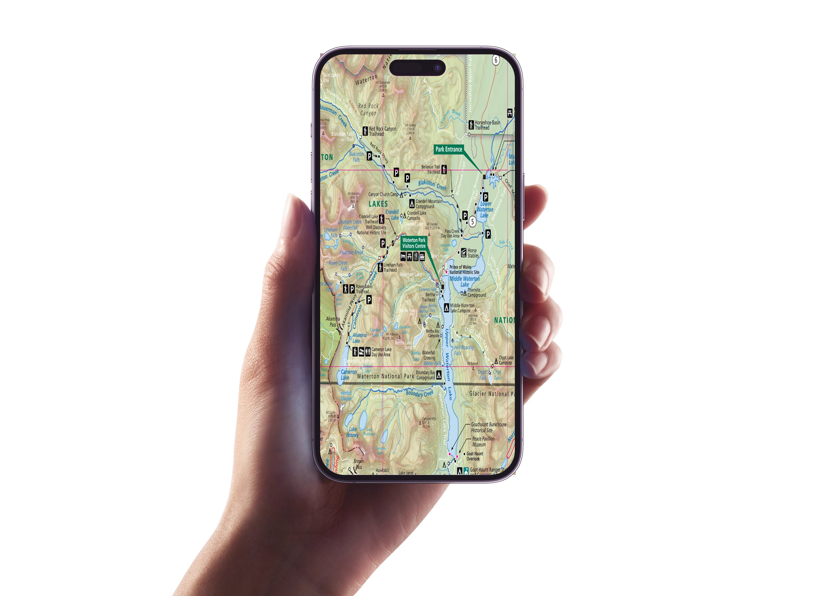 Glacier National Park Fishing Map | Access Guide