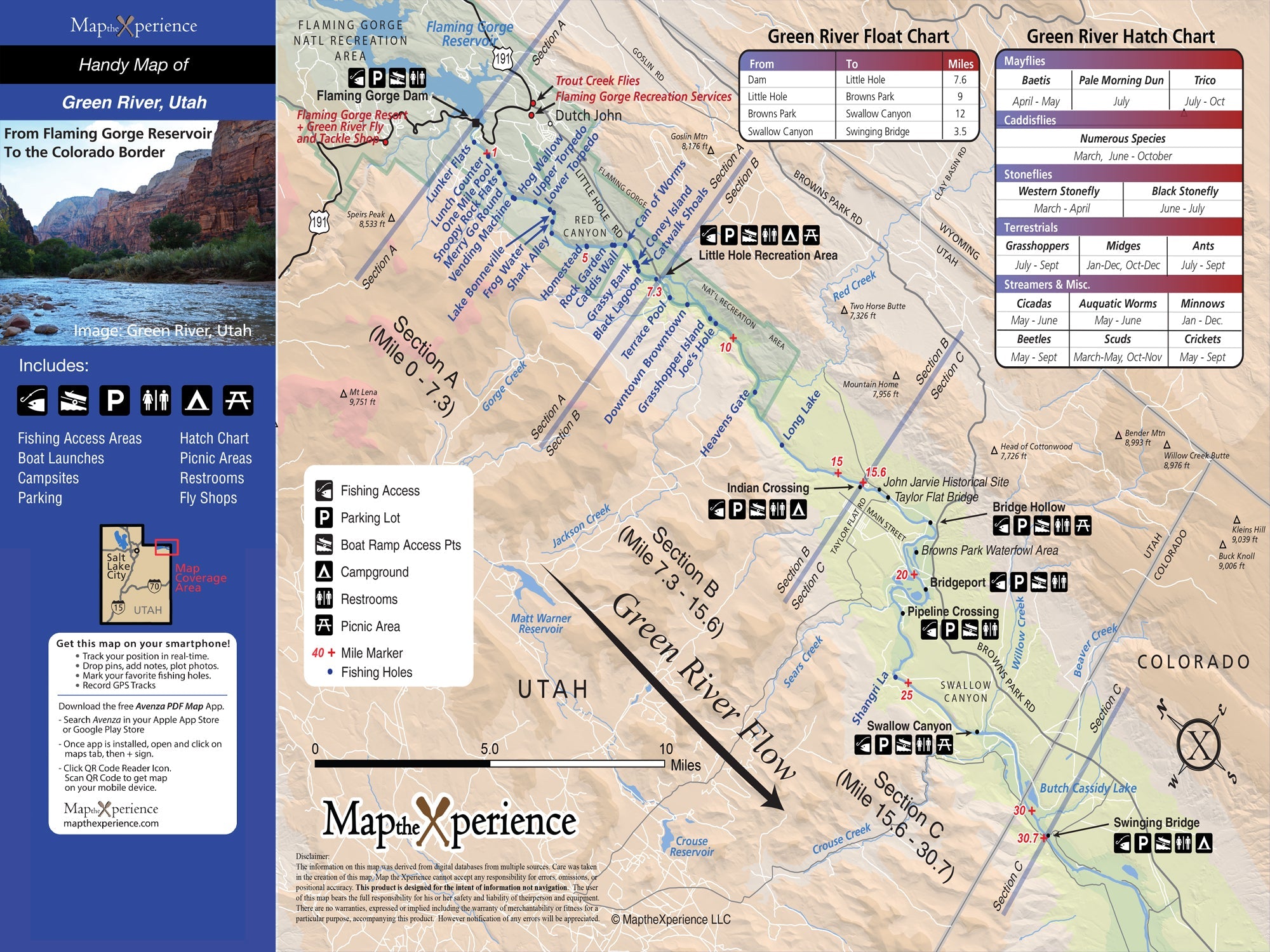 Green River Utah Fly Fishing Map | Public Access Guide