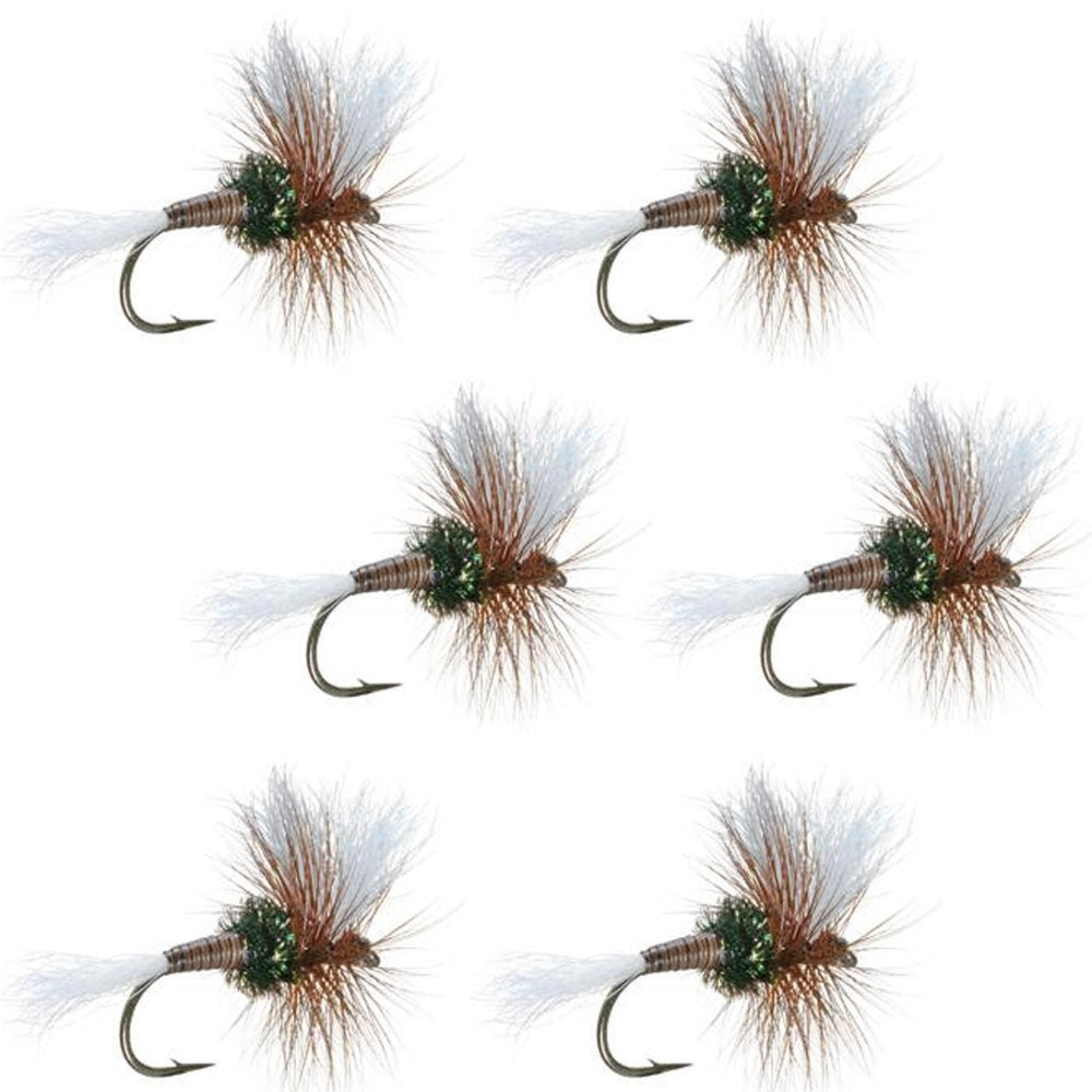 H &amp; L Variant Classic Dry Fly - Anzuelo para 6 moscas, tamaño 10