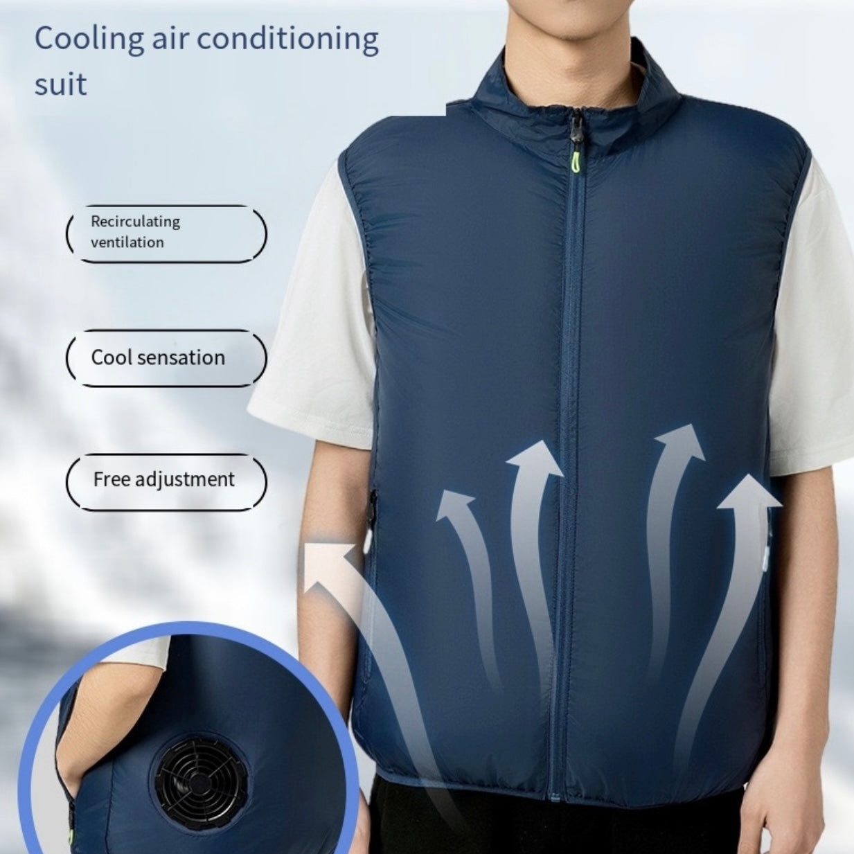 LITEGUEST UPF50 Cooling Fan Vest – Dual Fans & Tactical Pockets