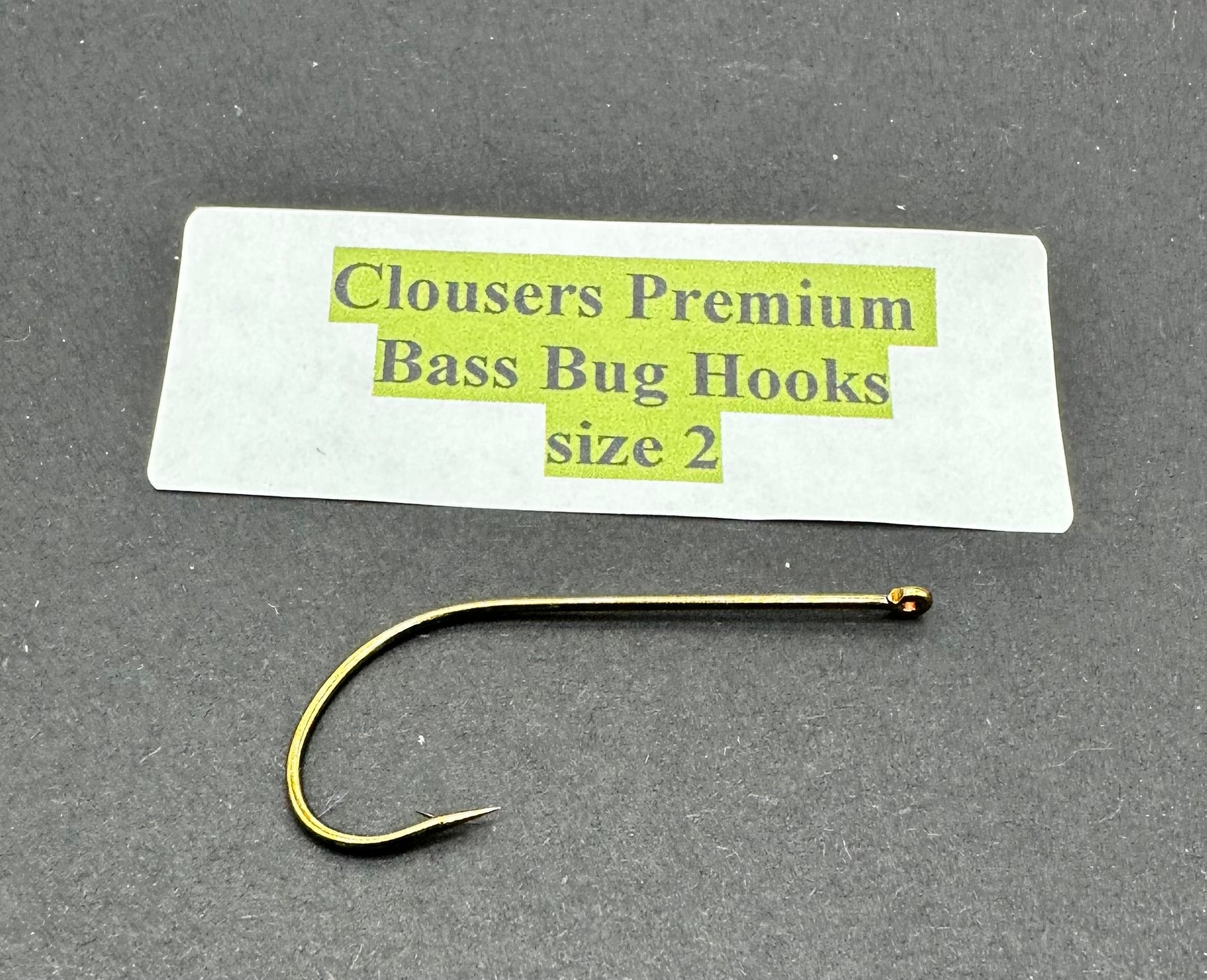 Clouser's Premium Bass Bug Hooks